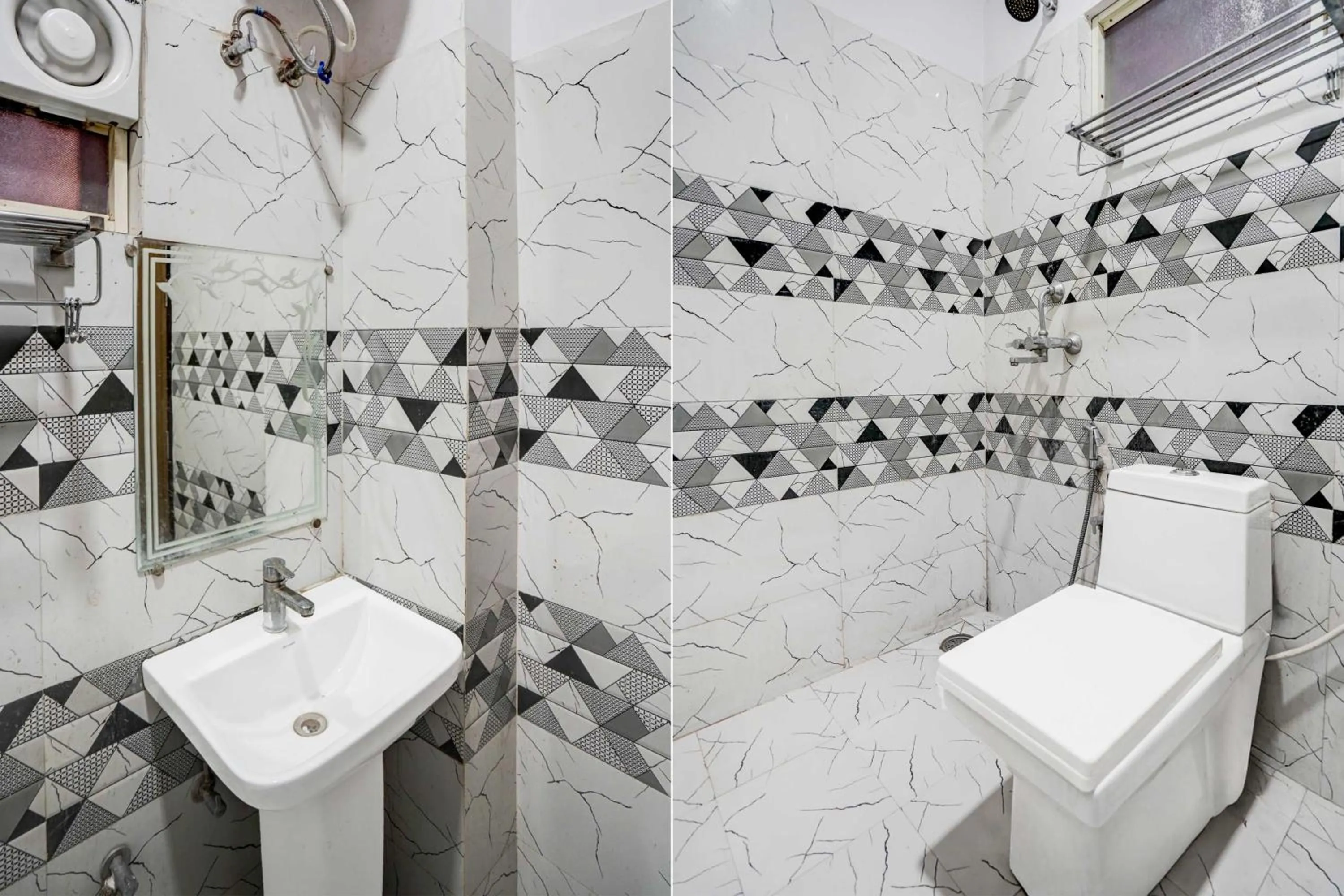 Bathroom in Hotel O Faizabad Road Opp BBD University