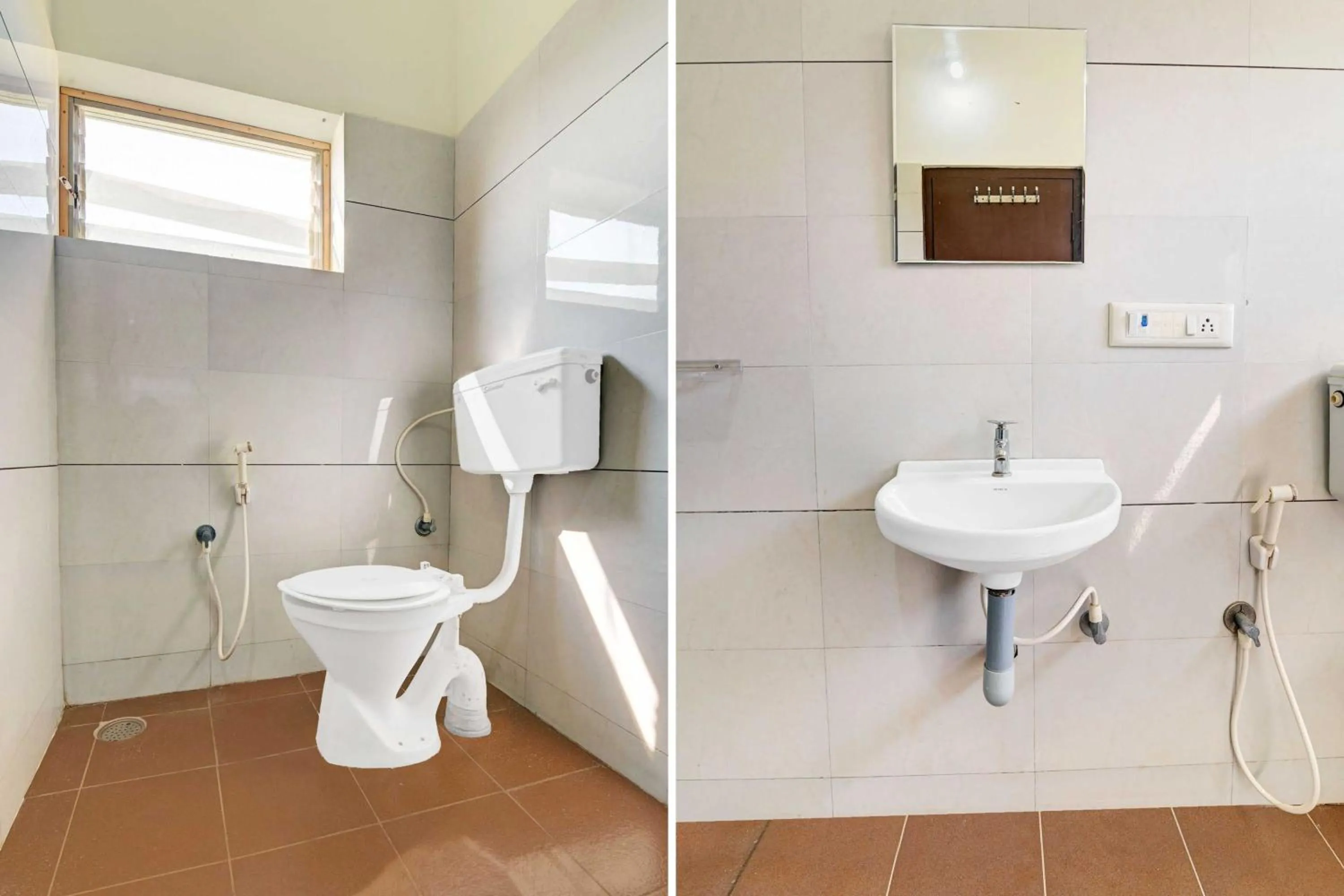 Bathroom in Hotel O Chikmangaluru Near Railway Station