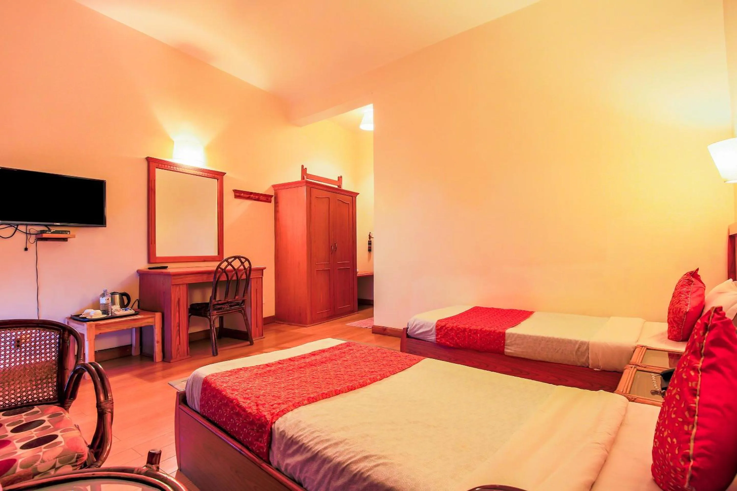 Bed in Siddhartha Hotel Narayangarh