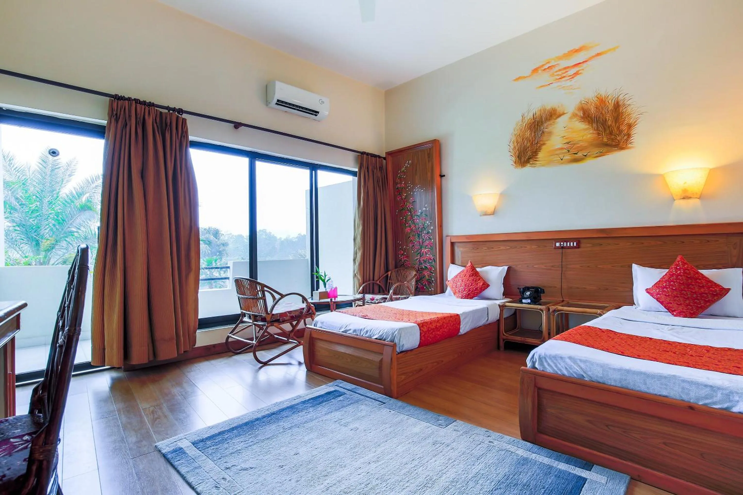 Bed in Siddhartha Hotel Narayangarh