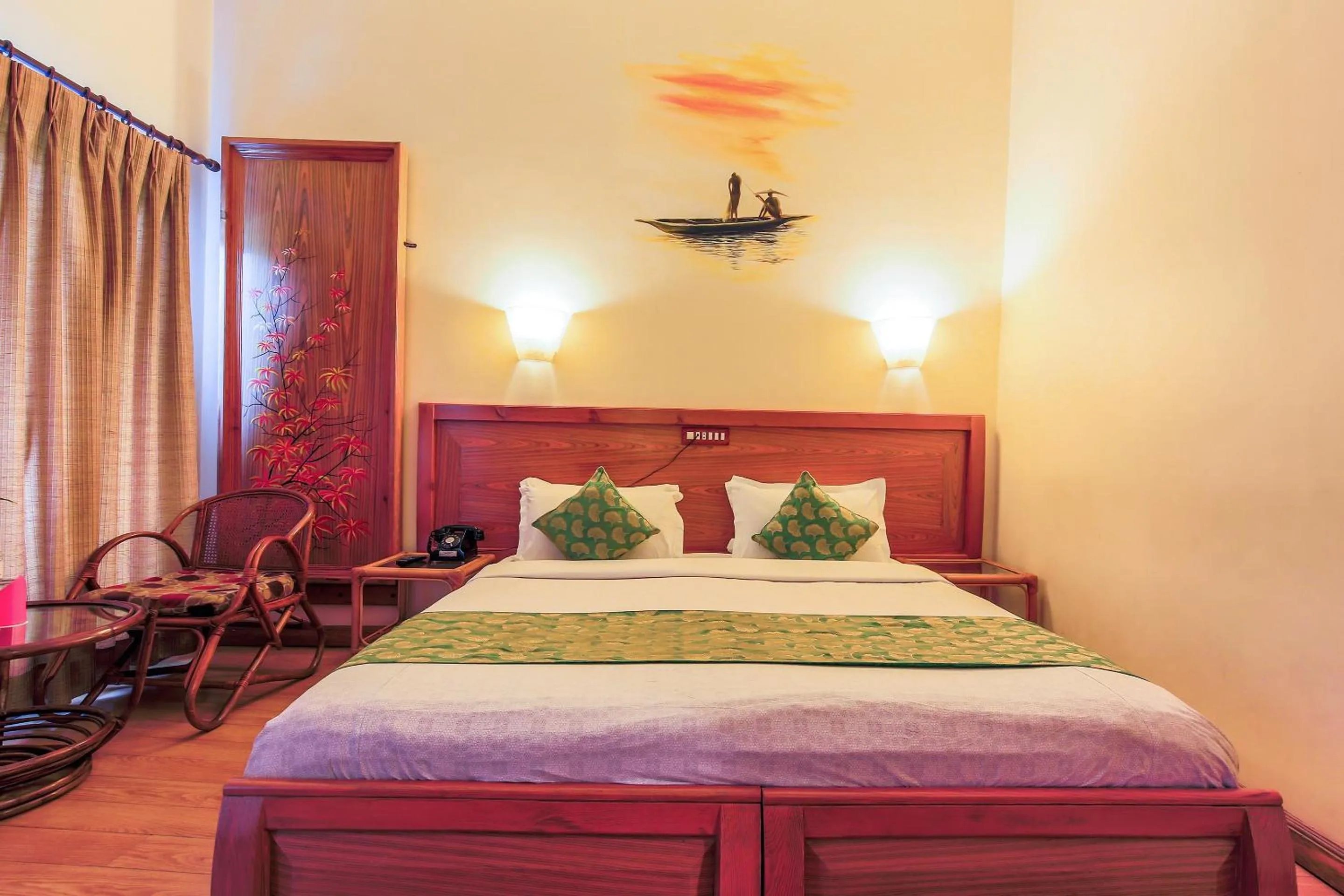 Bed in Siddhartha Hotel Narayangarh