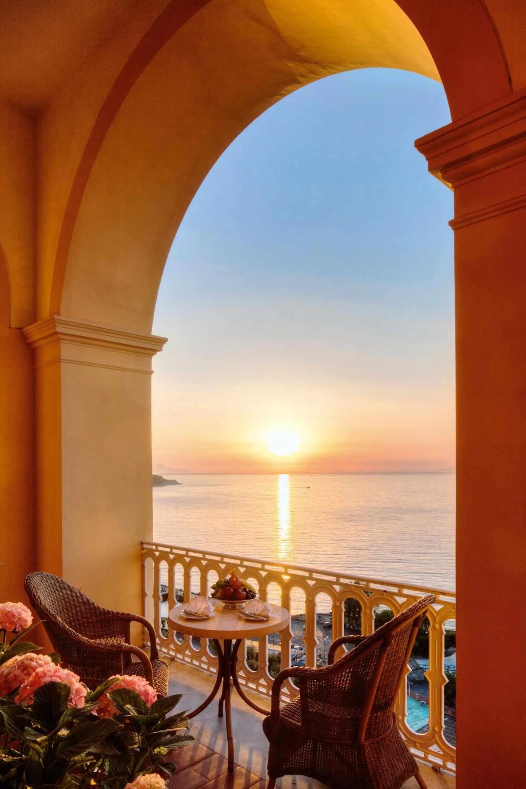 Balcony/Terrace in Grand Hotel Excelsior Vittoria