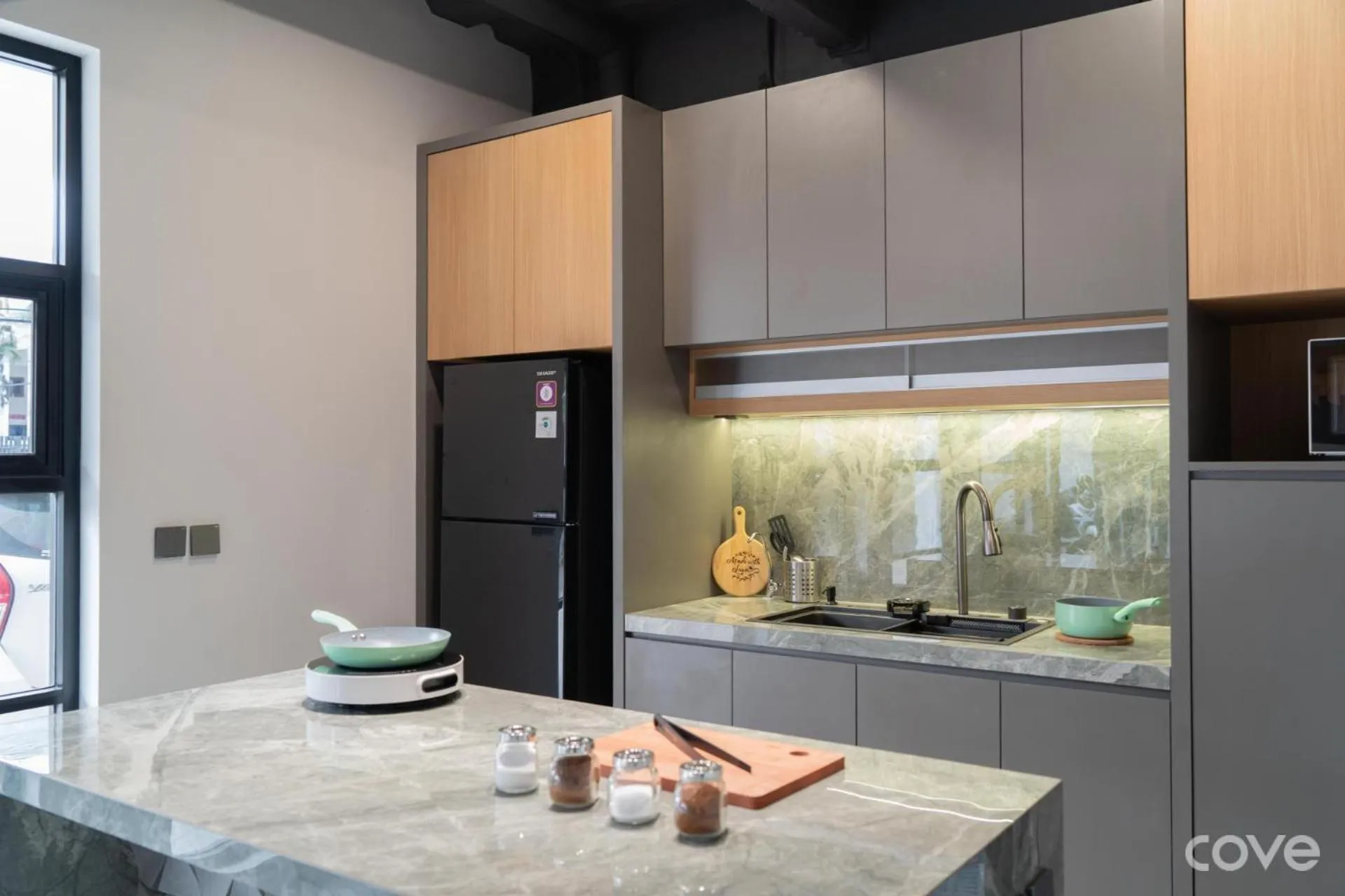 Kitchen or kitchenette in Cove Vaia