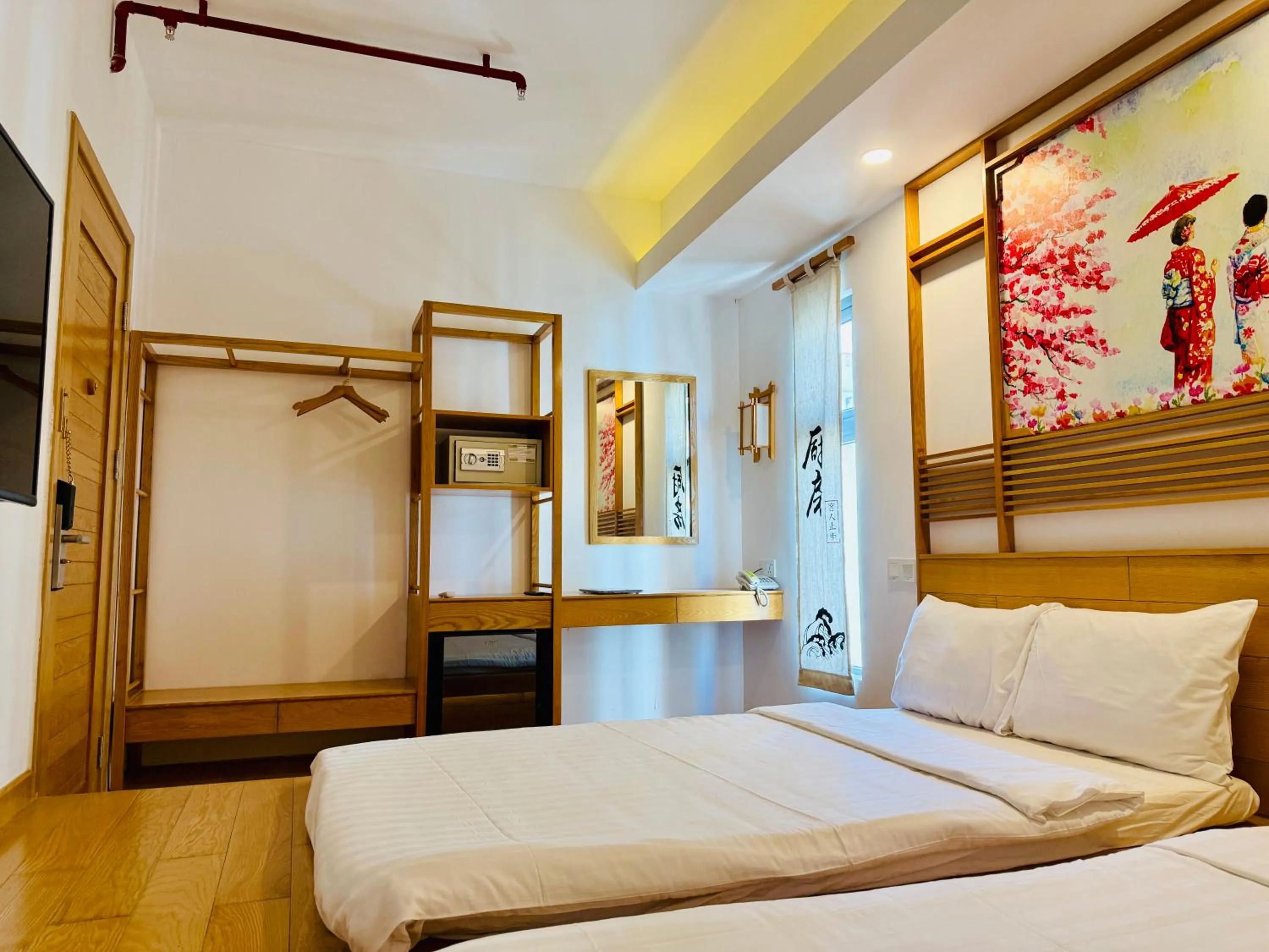 Bed in Fuji Boutique Hotel Nha Trang