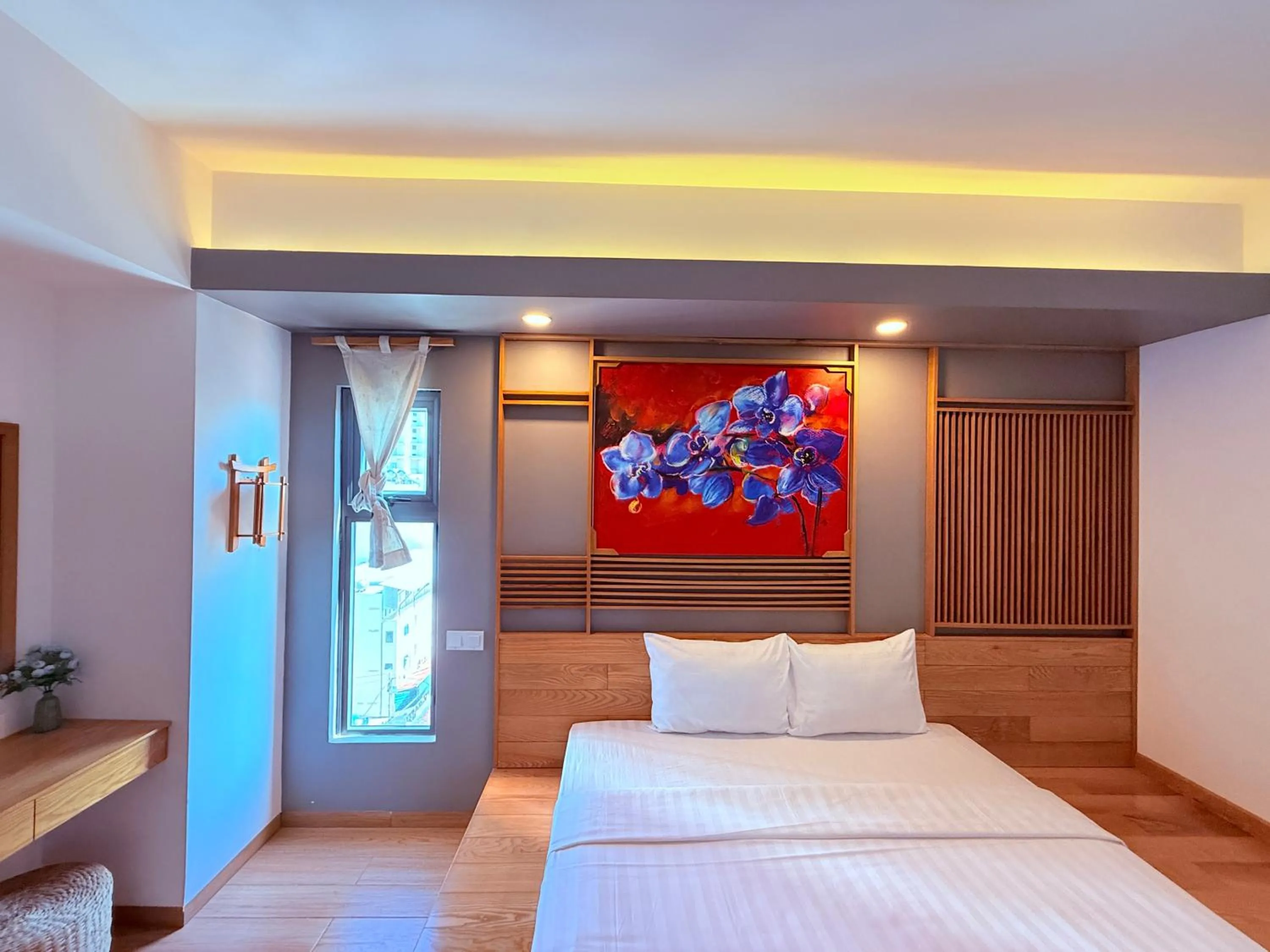 Bed in Fuji Boutique Hotel Nha Trang