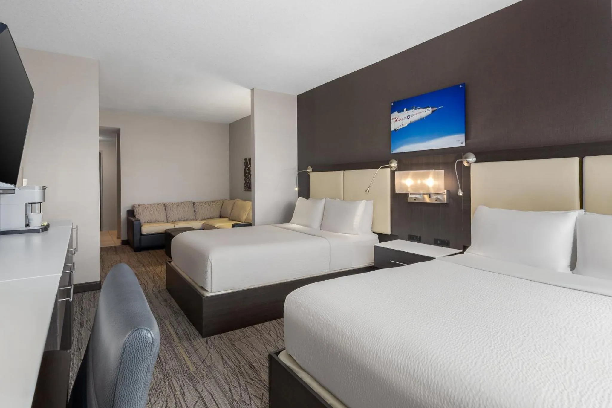 Photo of the whole room, Bed in Holiday Inn Express & Suites Cold Lake by IHG