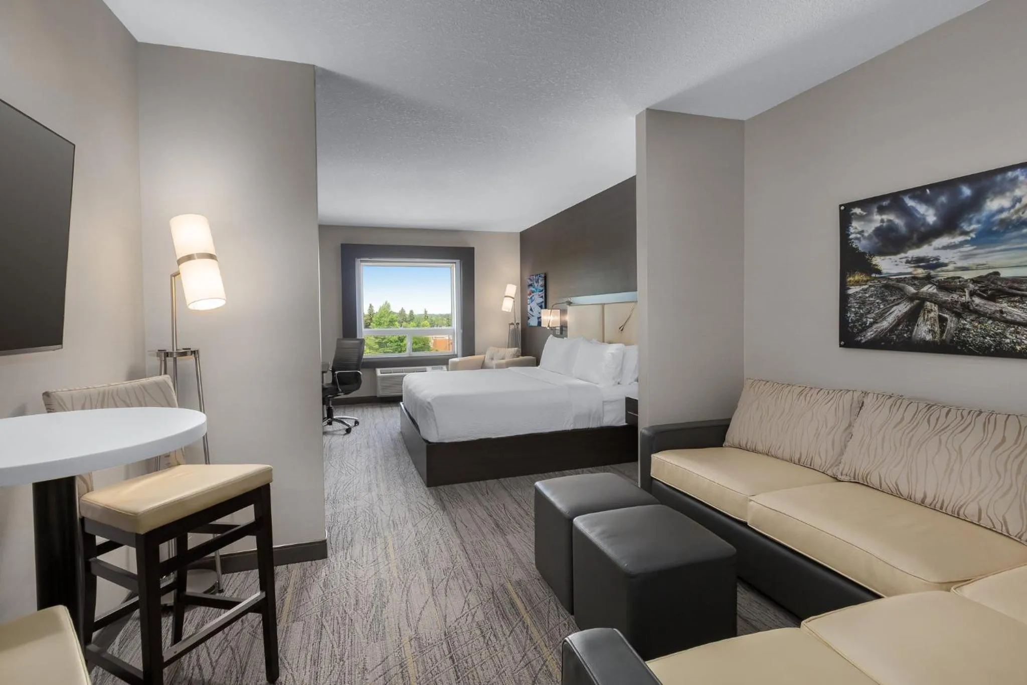 Photo of the whole room, Bed in Holiday Inn Express & Suites Cold Lake by IHG
