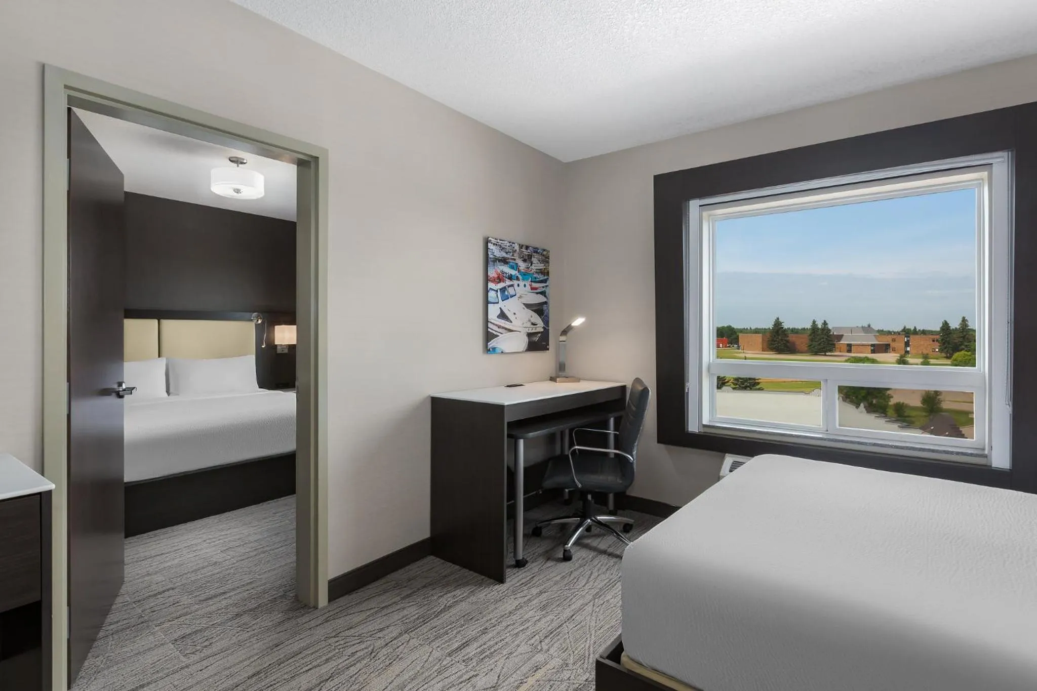 Photo of the whole room, Bed in Holiday Inn Express & Suites Cold Lake by IHG
