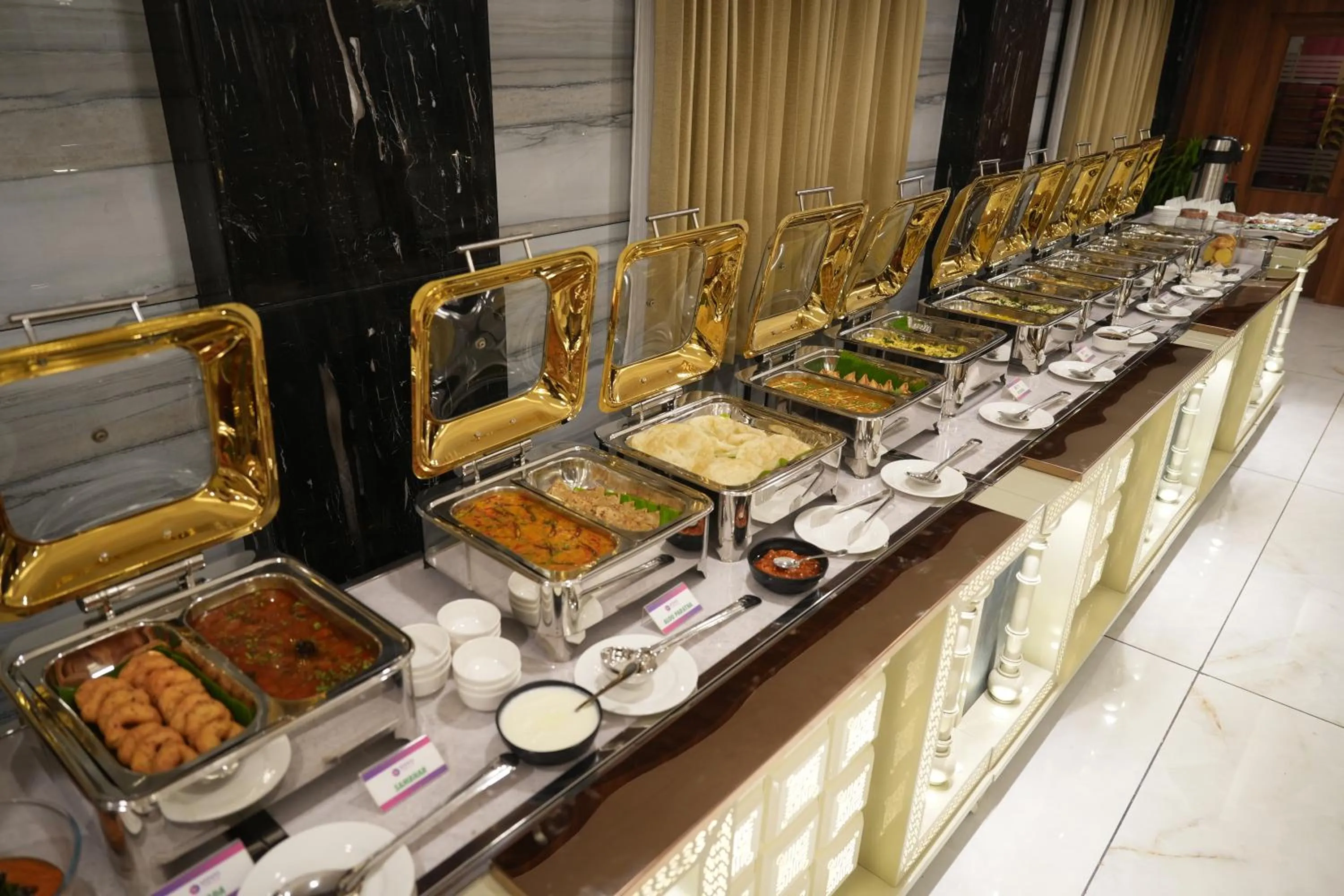 Buffet breakfast in VOVO Boutique Hotel