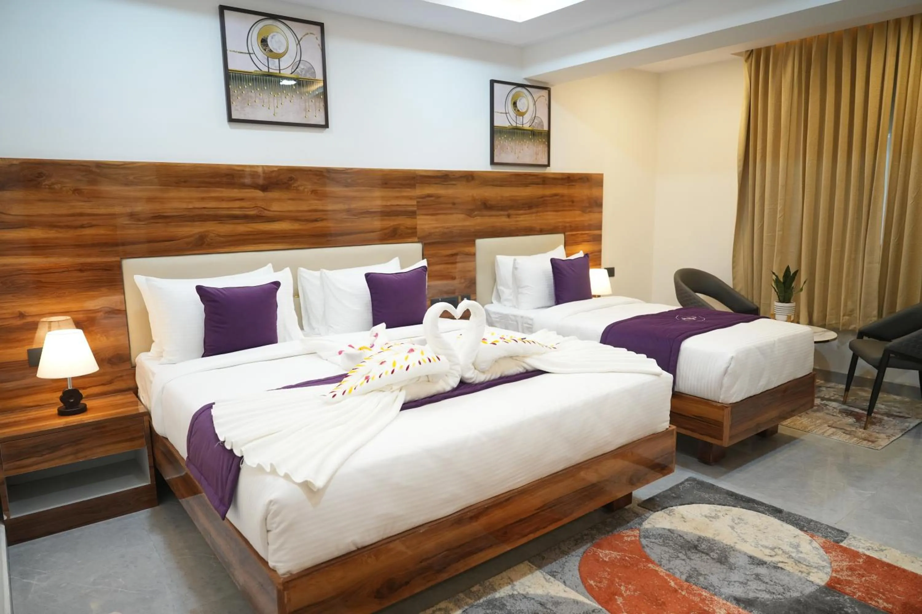 Bed in VOVO Boutique Hotel