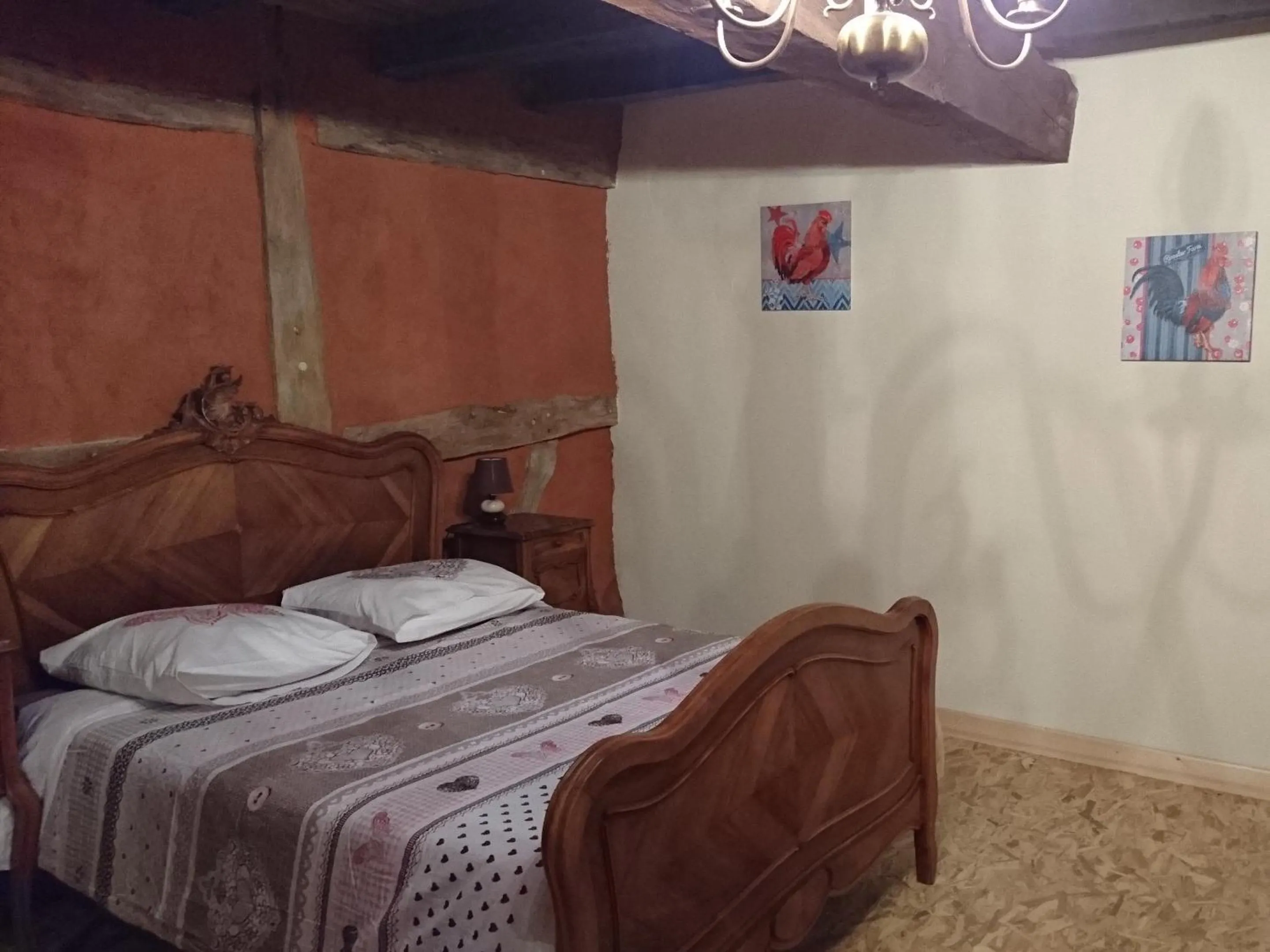 Bedroom, Bed in A La Poularde B&B