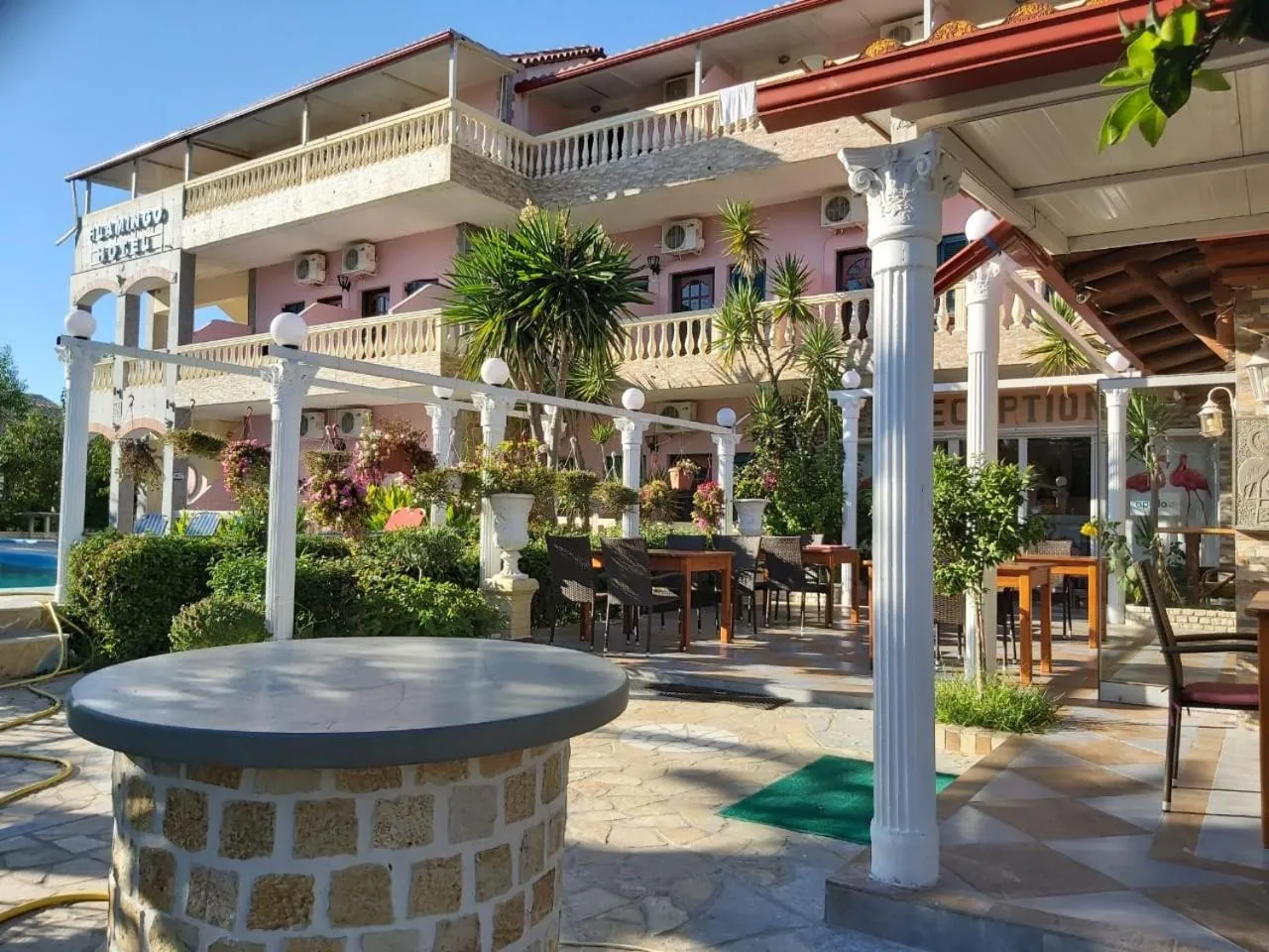 Property building in Flamingo Apartments Moraitika Corfu