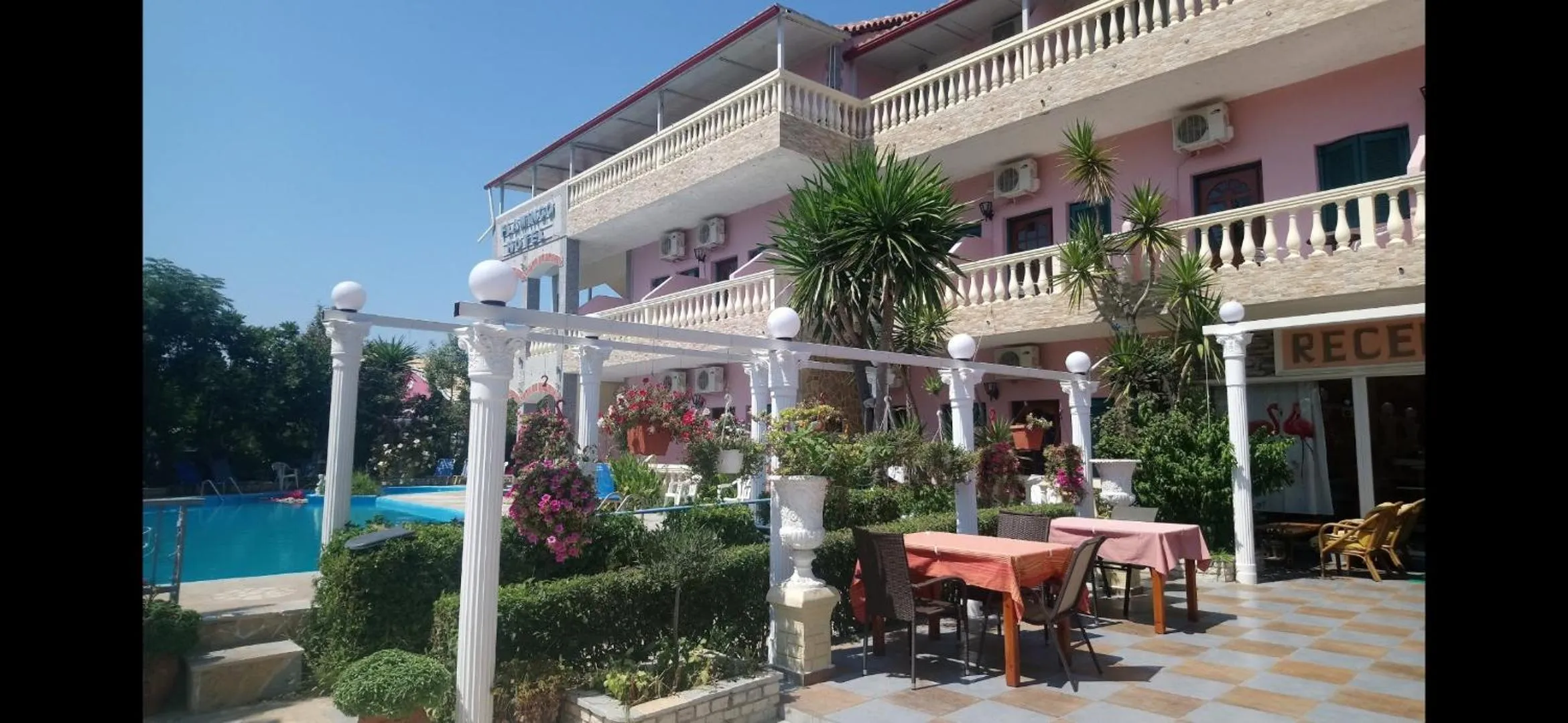 Property building in Flamingo Apartments Moraitika Corfu