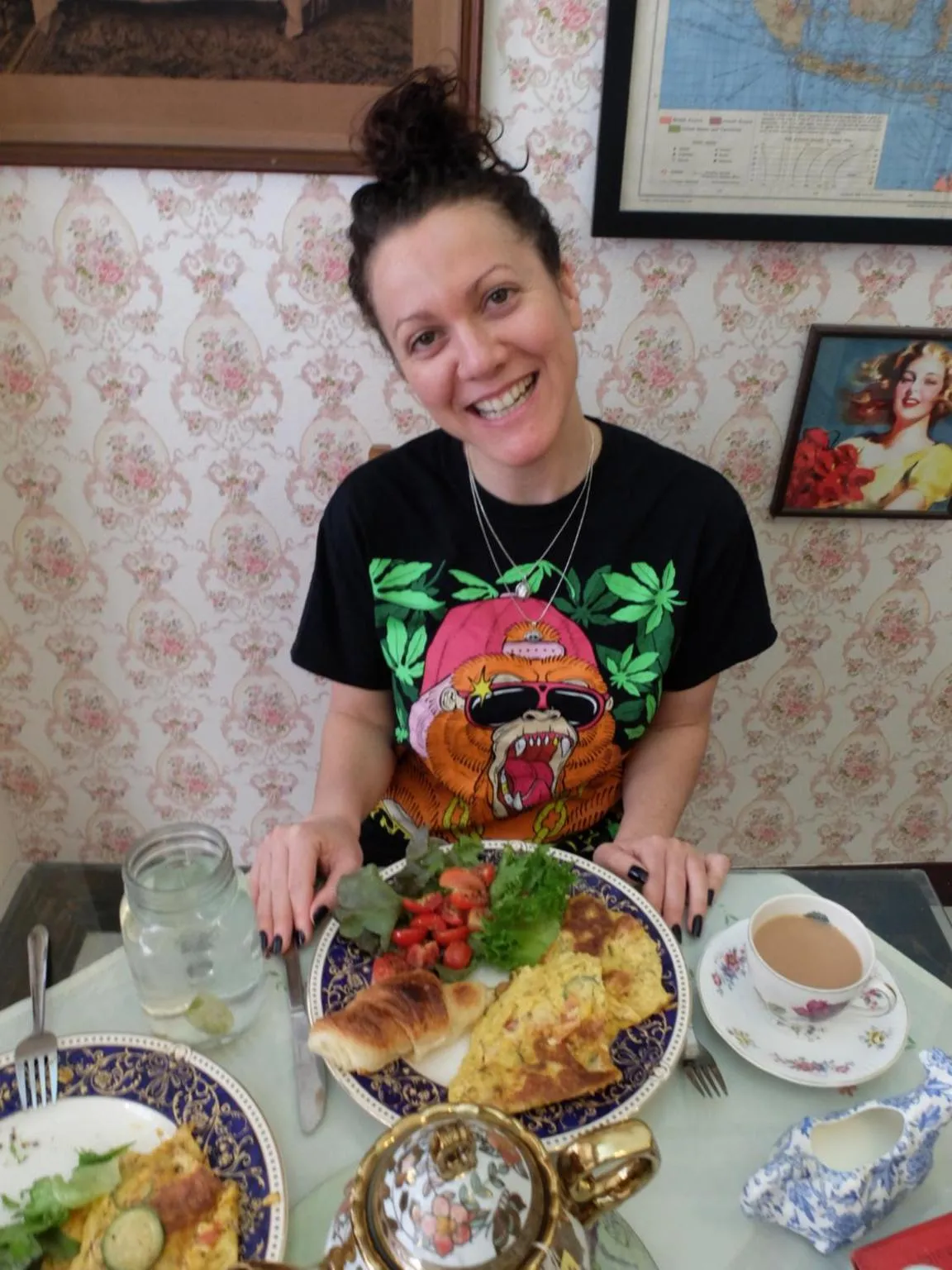 Guests in The London Tearoom