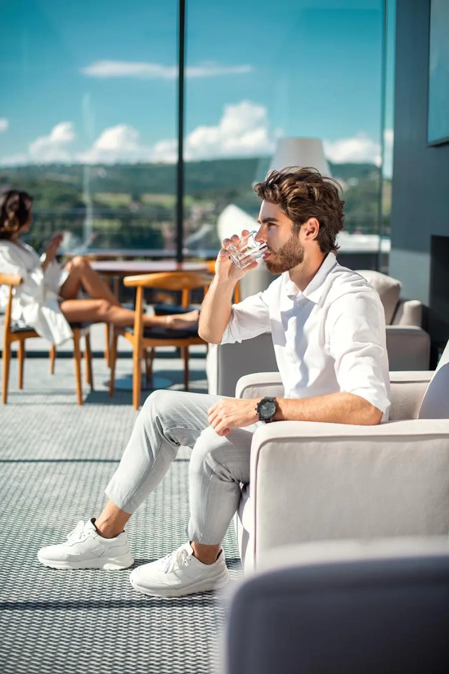 Property building in Heron Live Hotel Marina & SPA