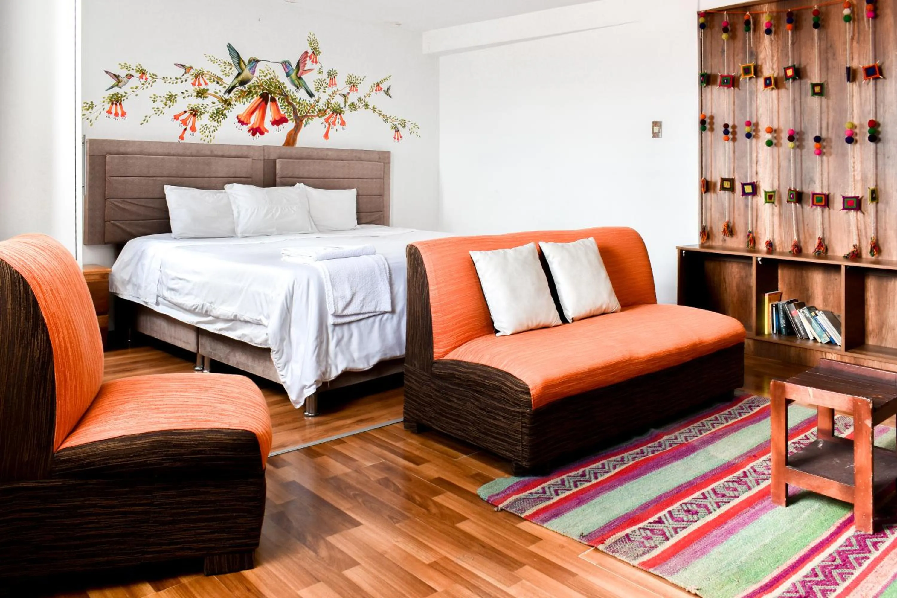 Bed in Apart Hotel El Puma