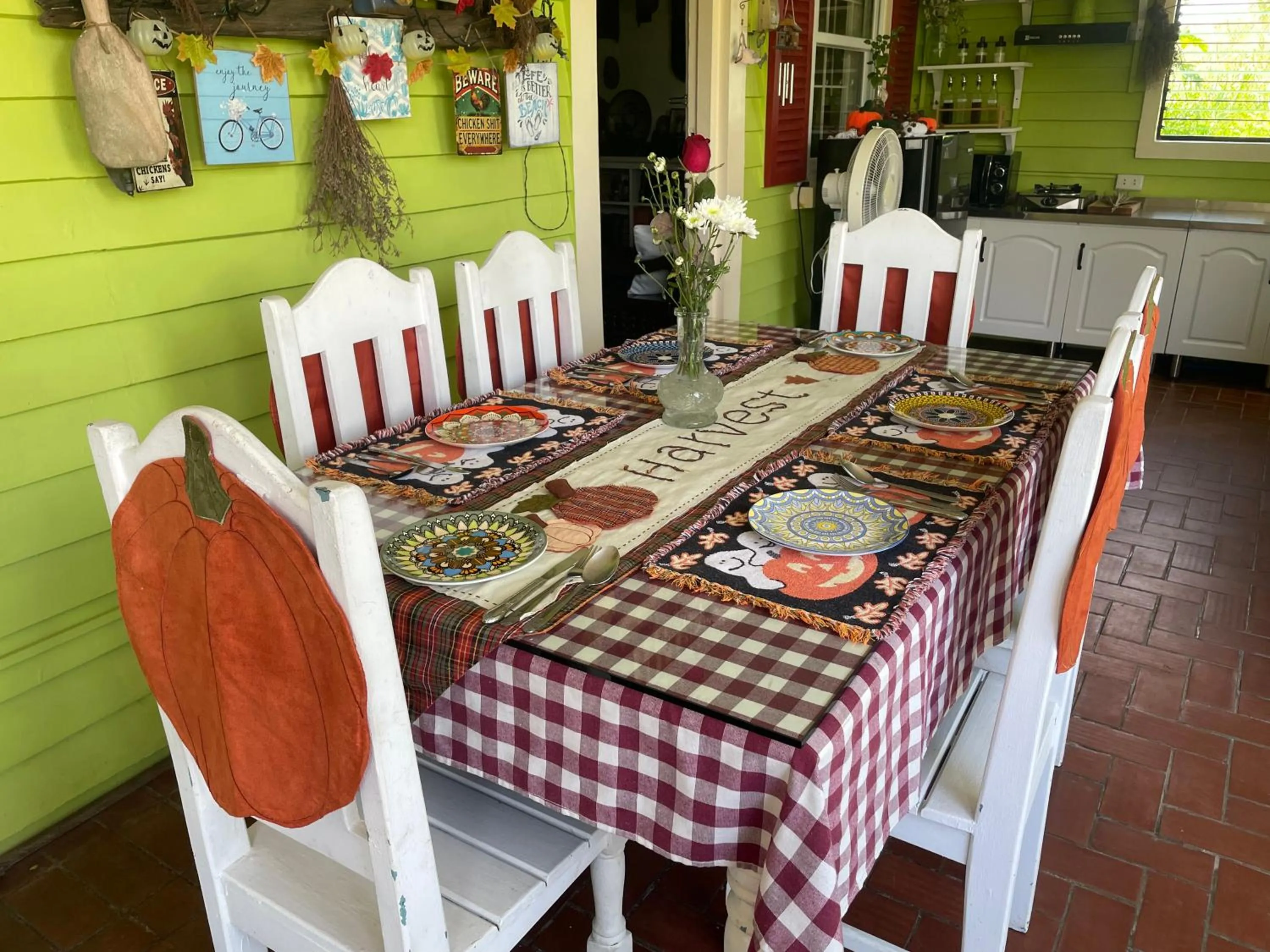 Dining area in Madie's Place B&B with Private Pool in Santa Rosa near Enchanted Kingdom