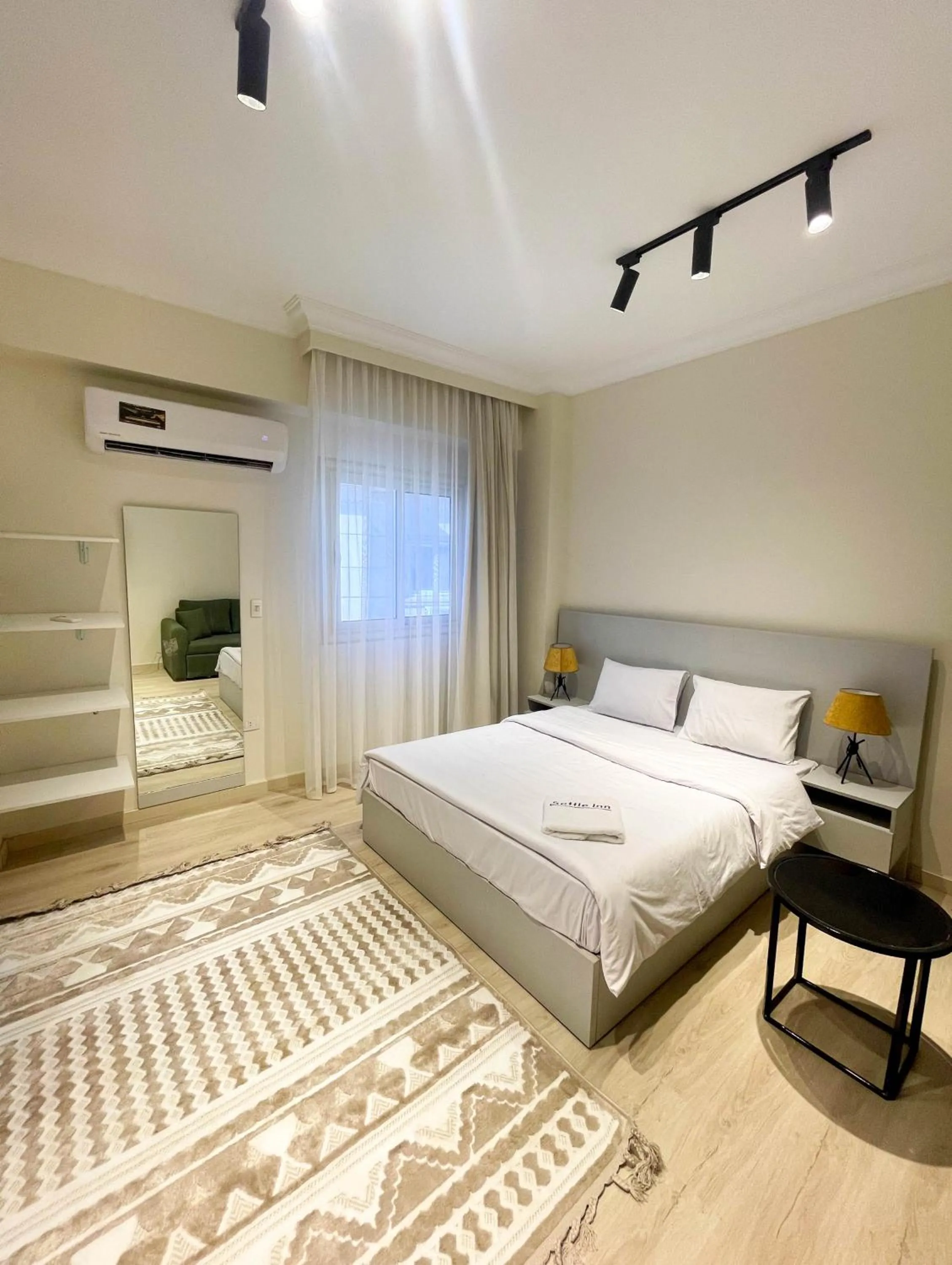 Bed in Settle Inn Banafseg Apartments