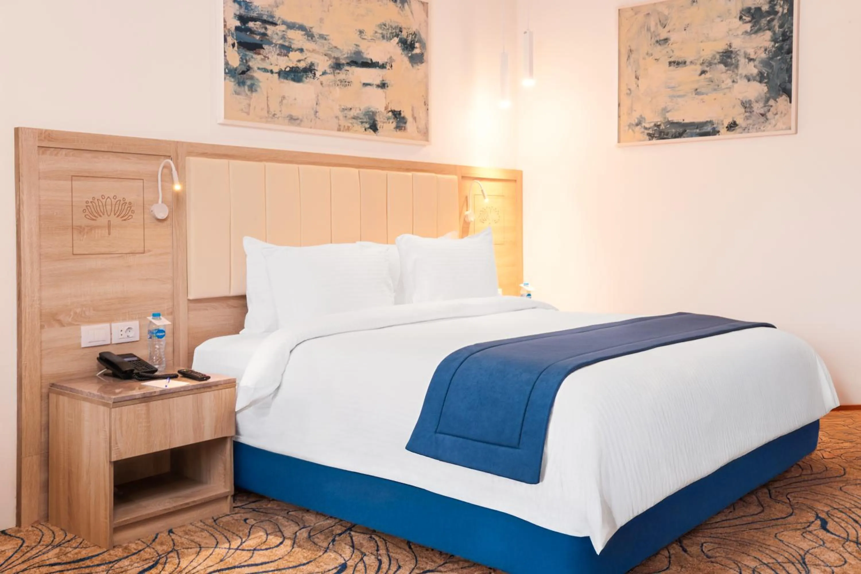 Bed in Helnan Antoniades Palace Hotel