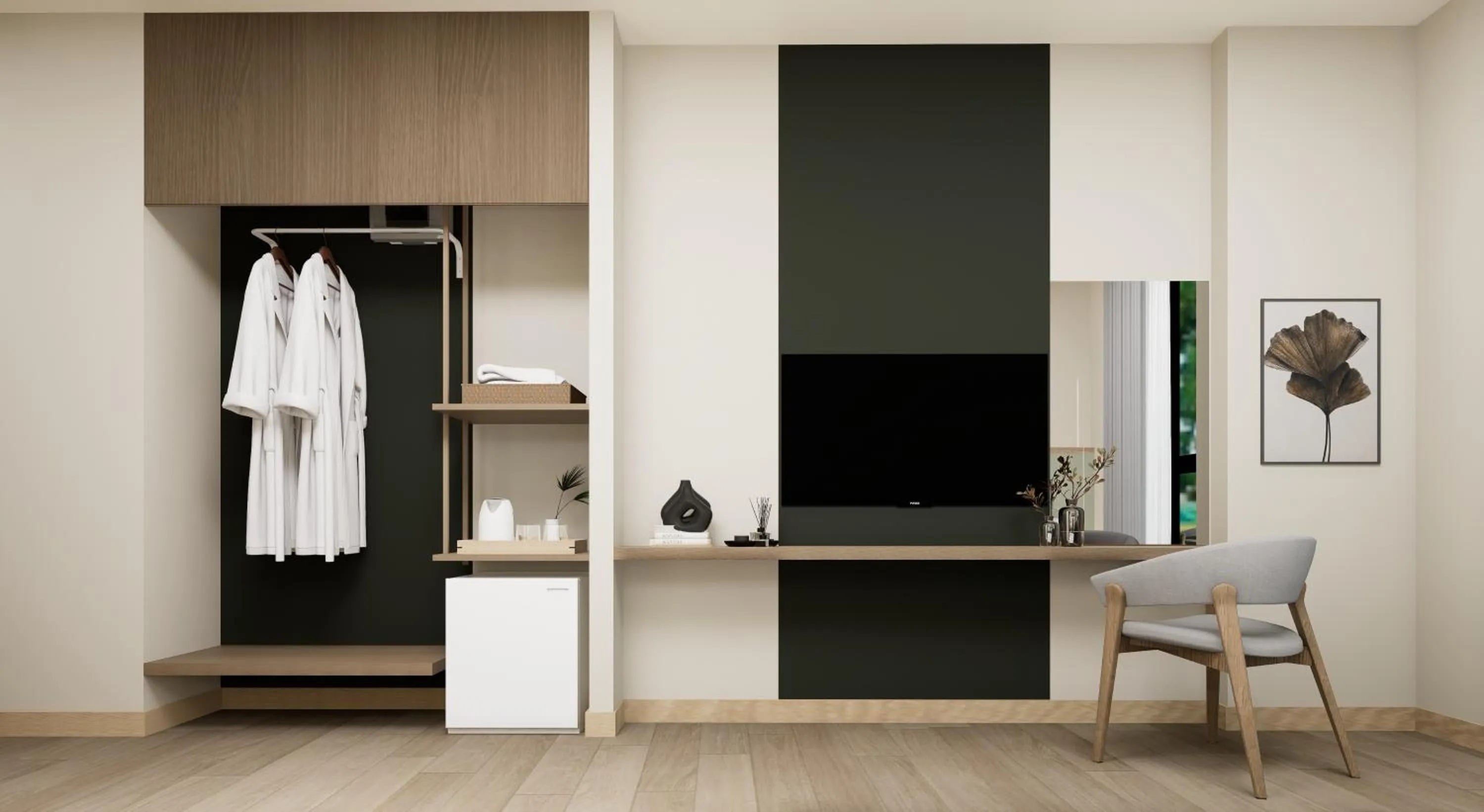 wardrobe in SENS Hotel