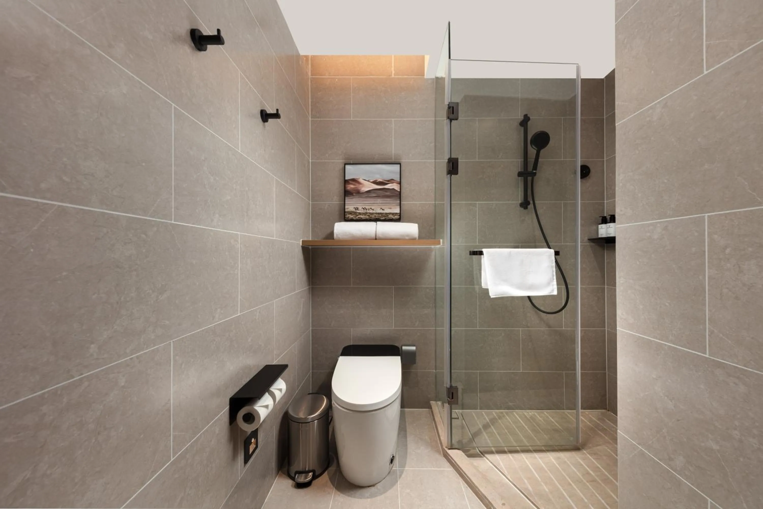 Shower in 上海浦东温德姆花园酒店 Wyndham Garden Shanghai Pudong