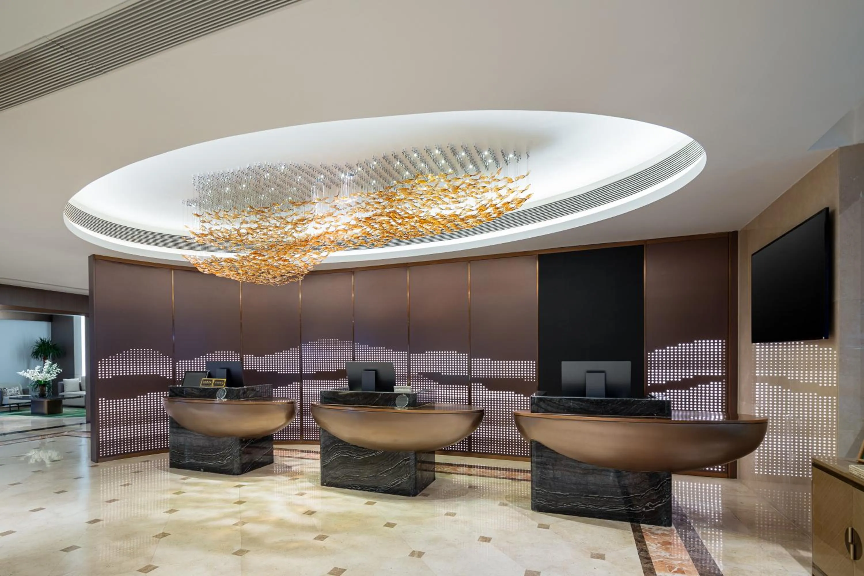 Lobby or reception in 上海浦东温德姆花园酒店 Wyndham Garden Shanghai Pudong