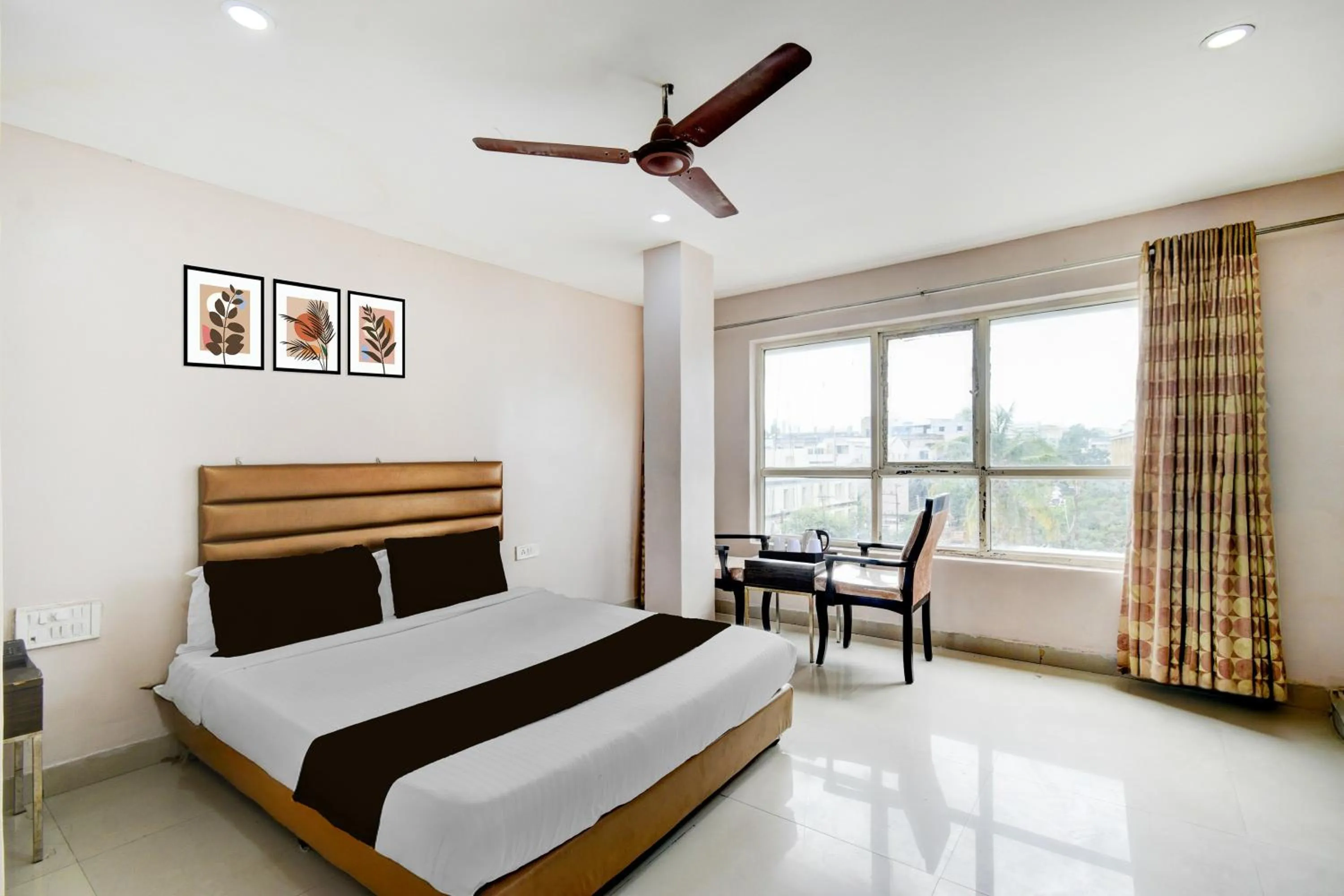 Bedroom, Bed in Townhouse Narayanaguda Metro Station Formerly Hotel Anshu Grand