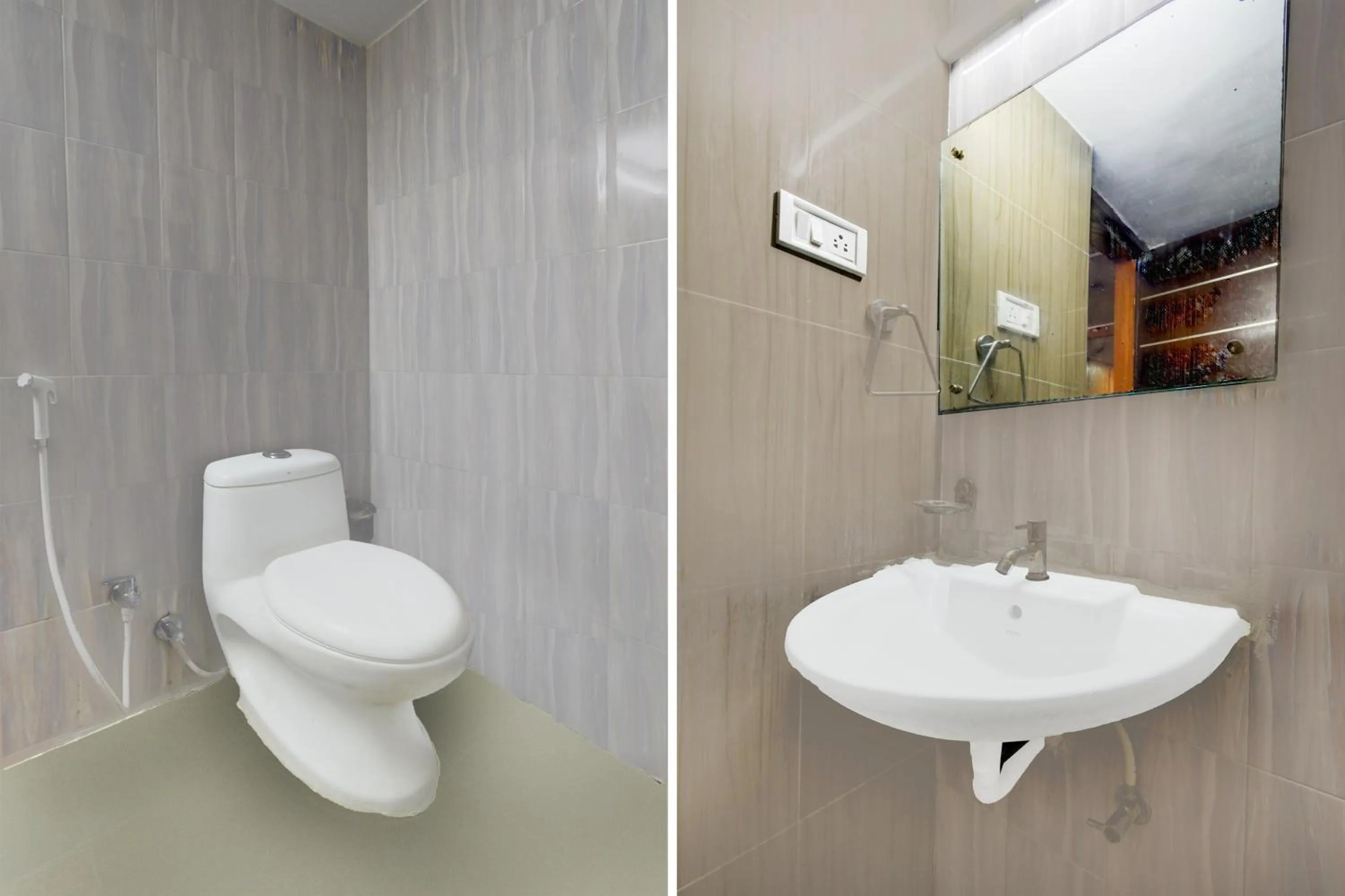 Bathroom in Townhouse Narayanaguda Metro Station Formerly Hotel Anshu Grand