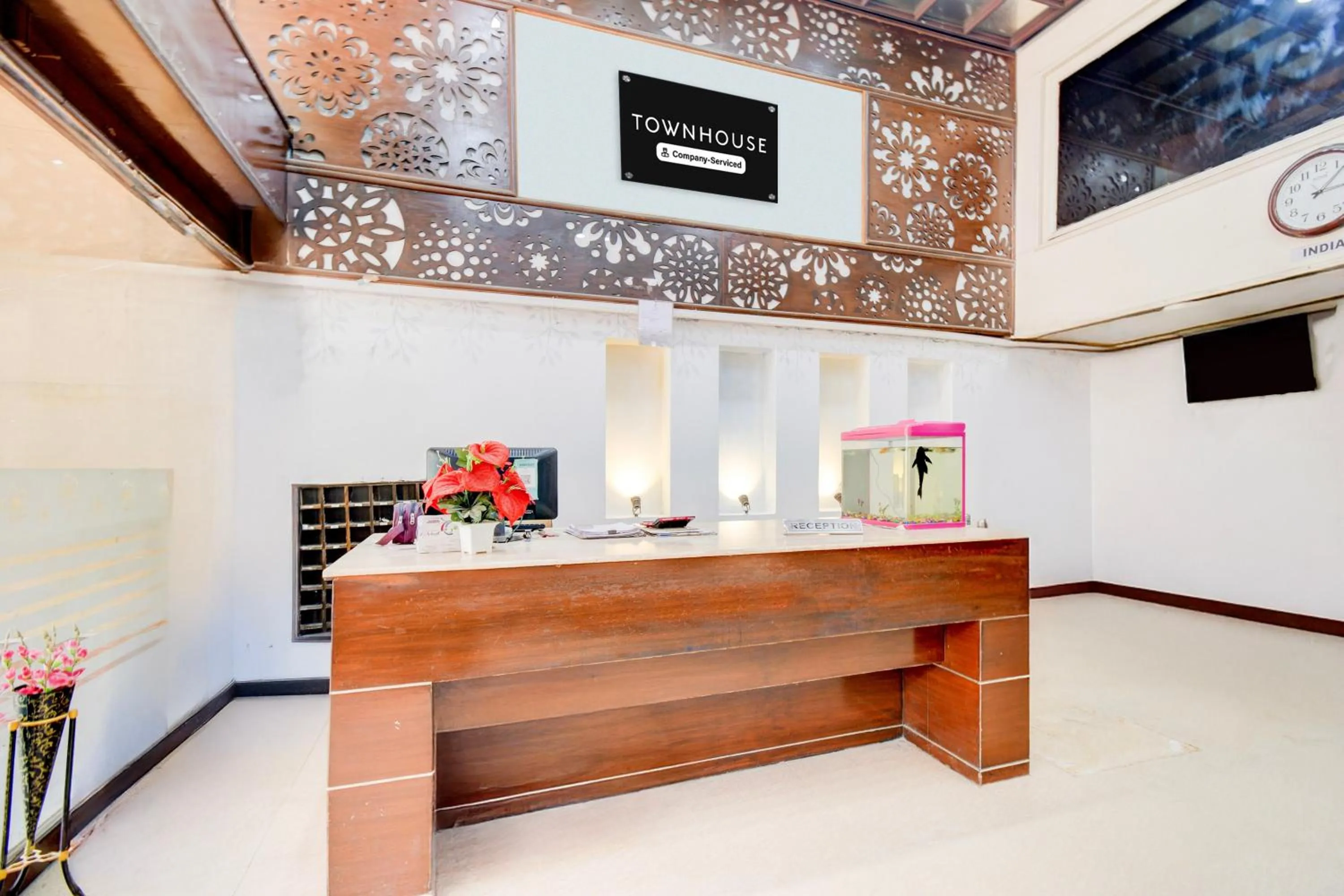 Lobby or reception in Townhouse Narayanaguda Metro Station Formerly Hotel Anshu Grand