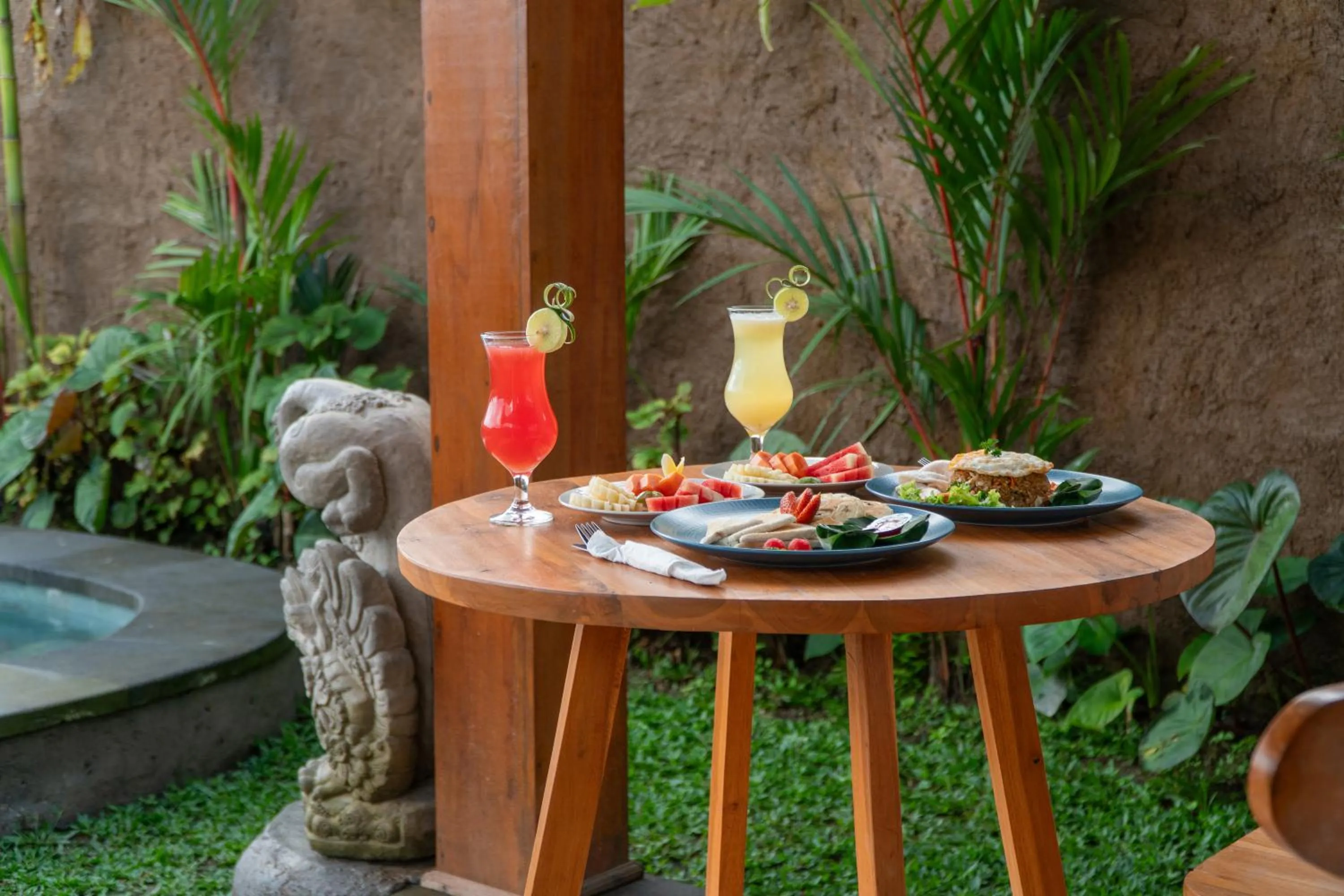 Breakfast in Seelong Villa Ubud by Dhananjaya Hospitality