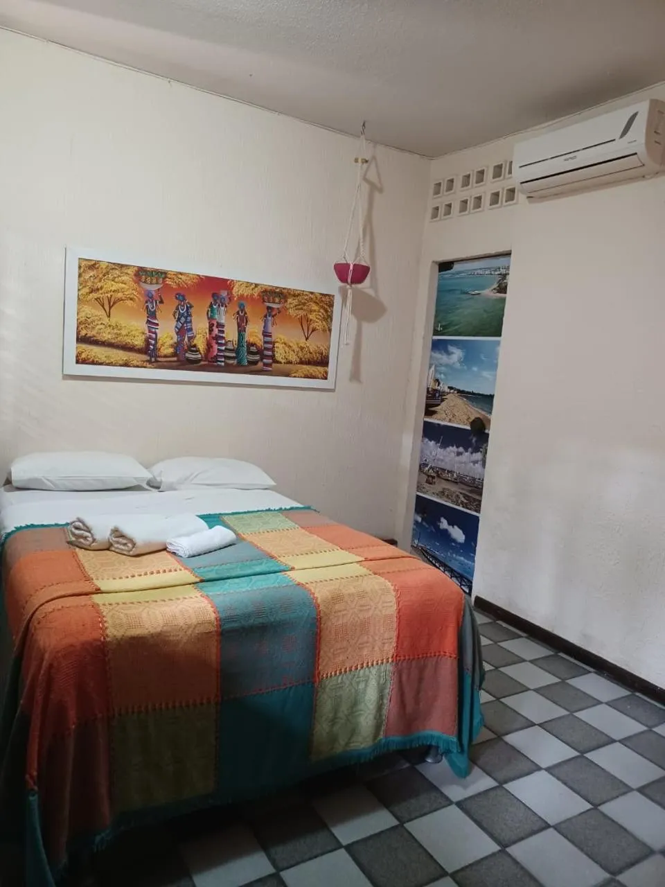 Bed in Pousada Terra Garrida