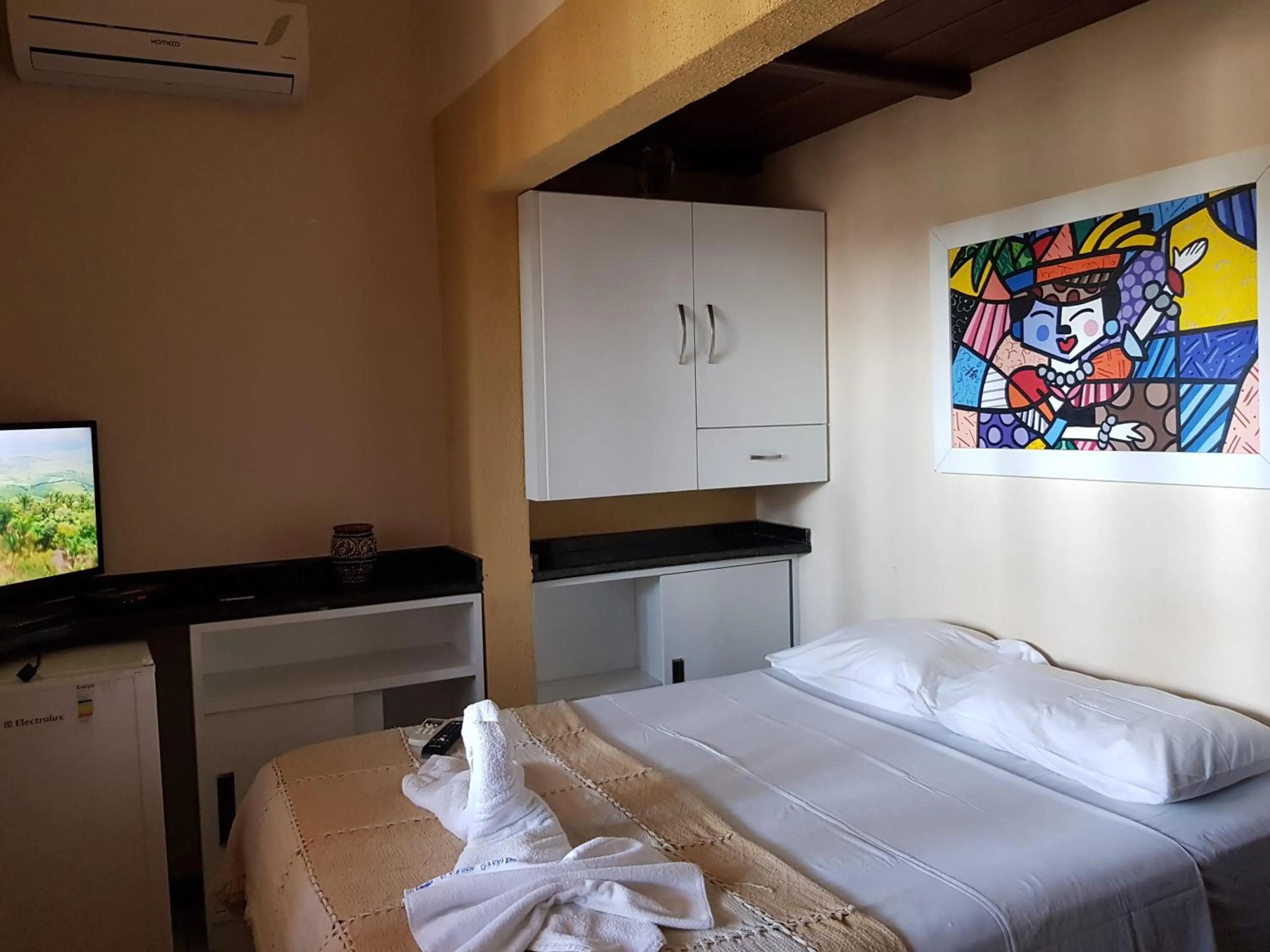 Bed in Pousada Terra Garrida