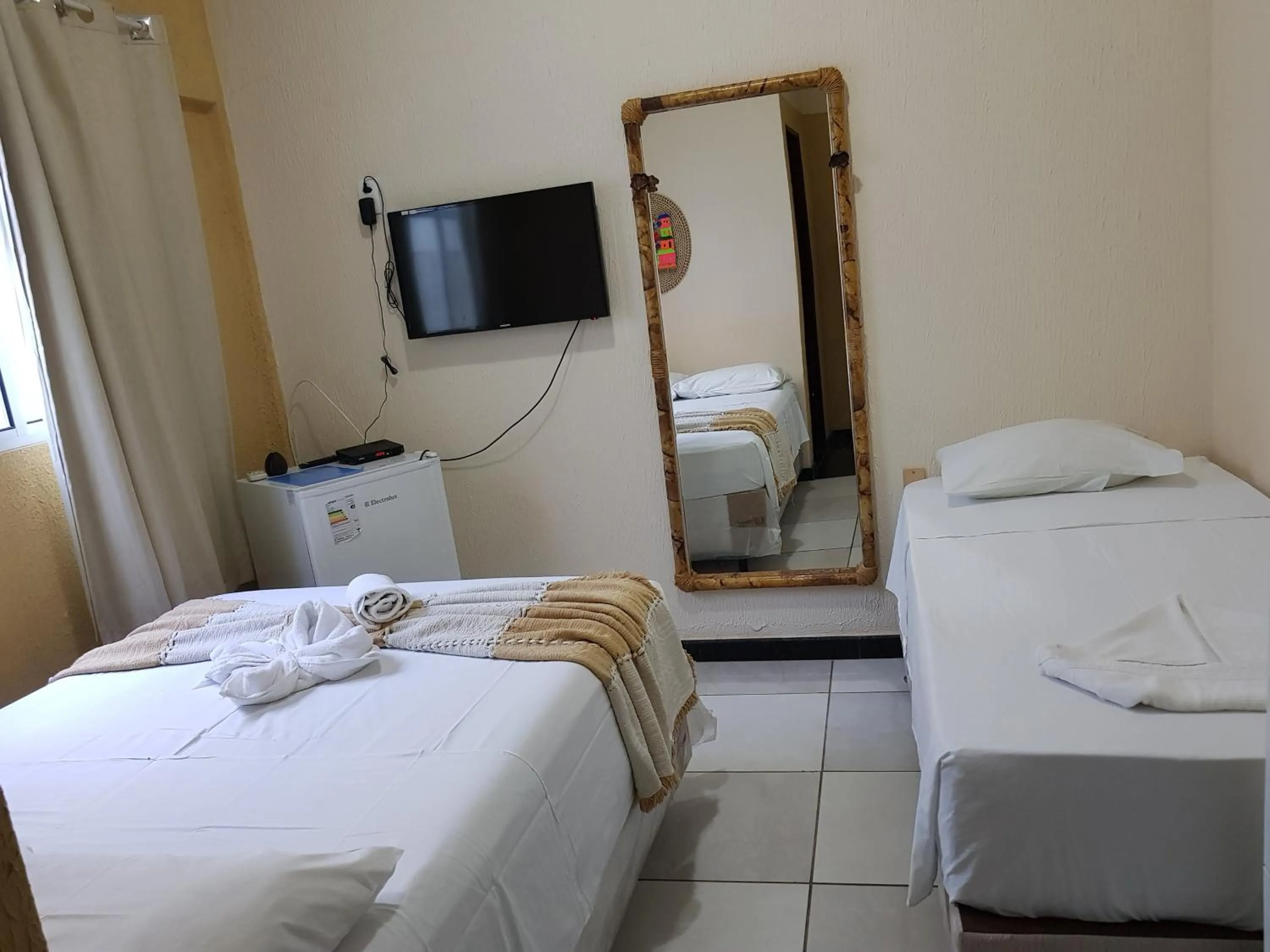 Bed in Pousada Terra Garrida