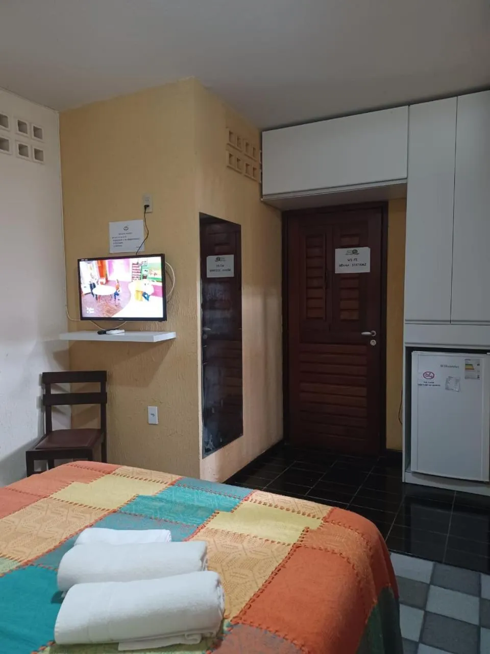 Bed in Pousada Terra Garrida