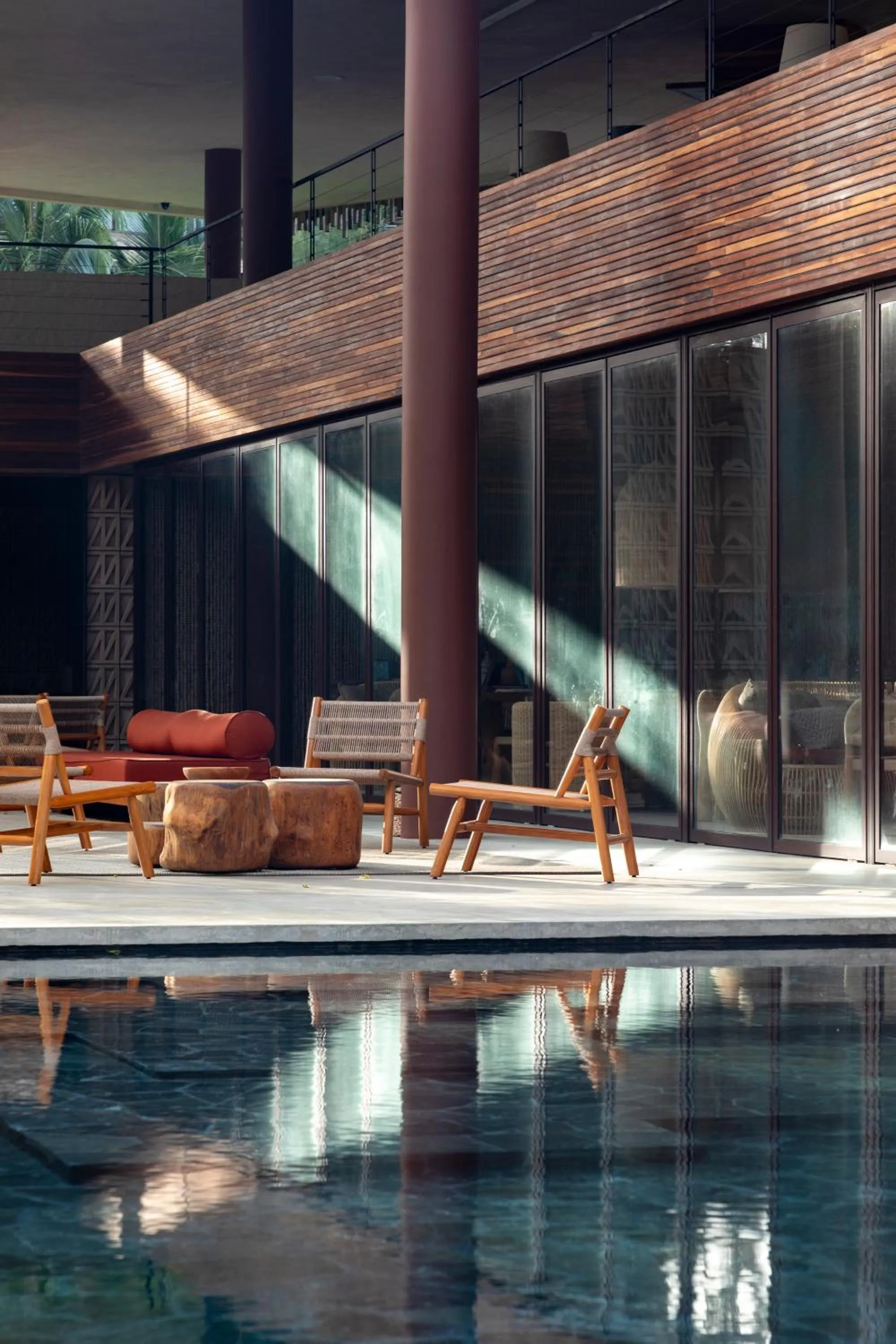 Seating area in Mana Cumbuco Hotel