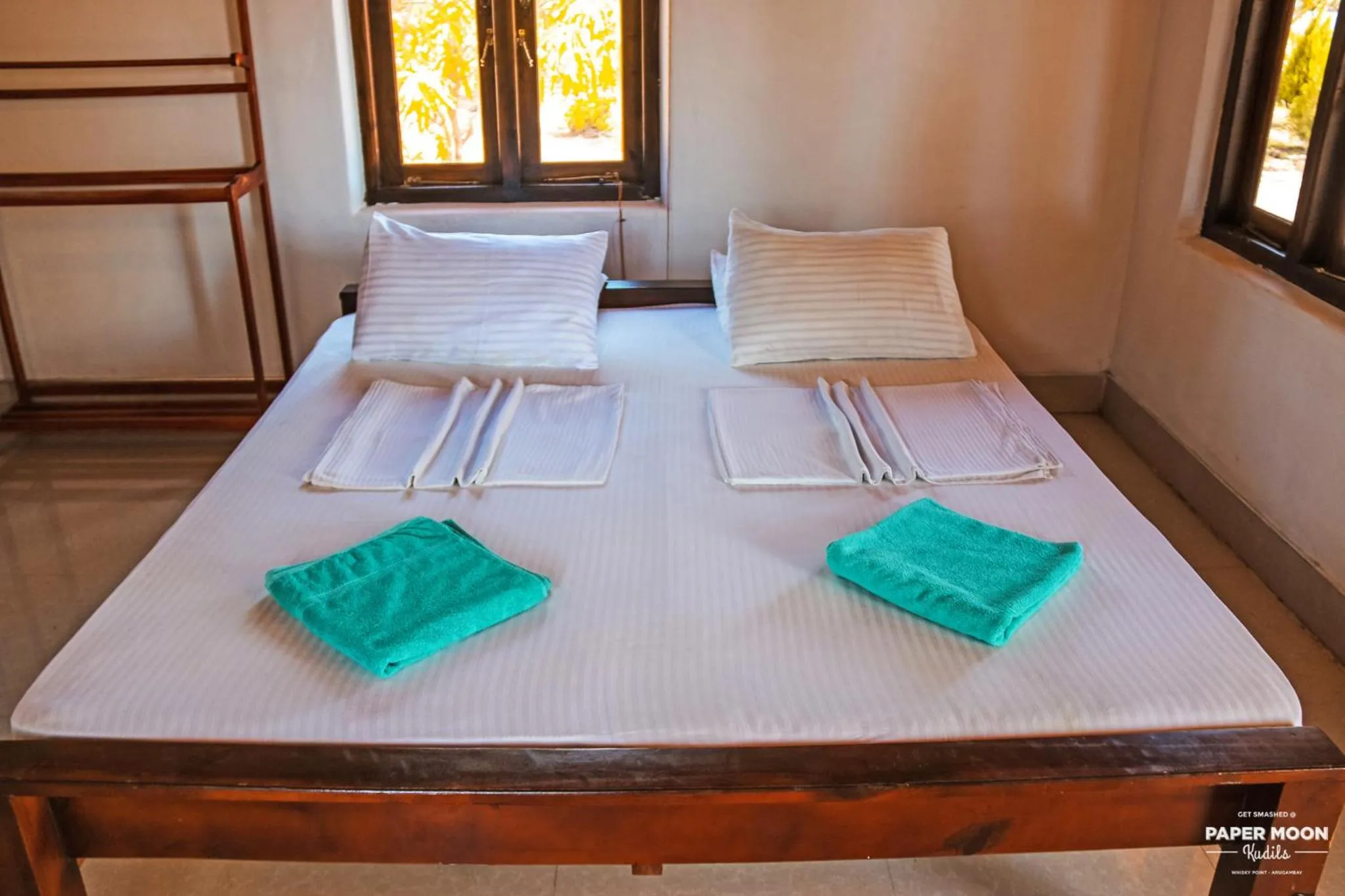 Bedroom in Paper Moon Kudils