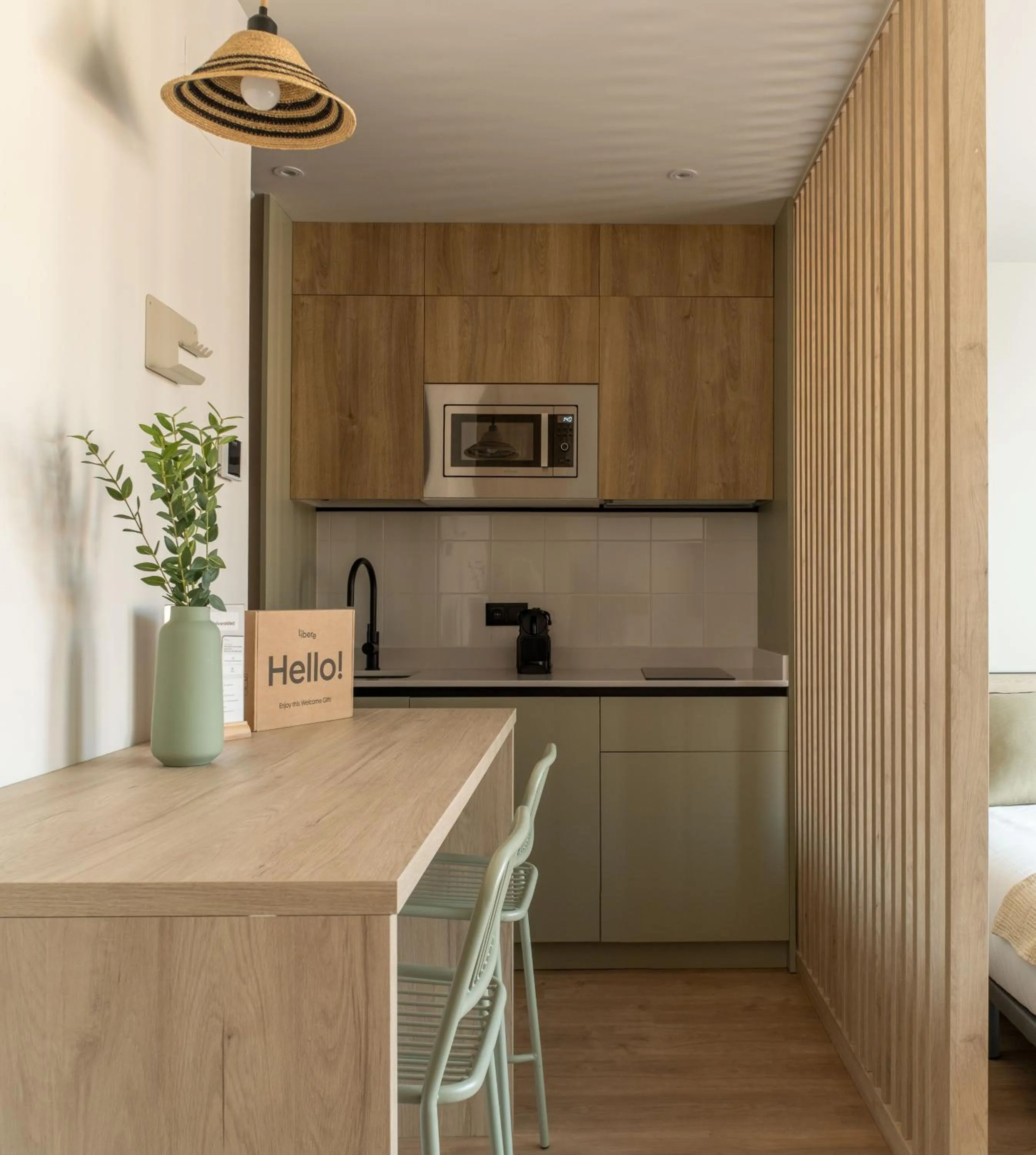 Kitchen or kitchenette in Líbere Pamplona Universidad