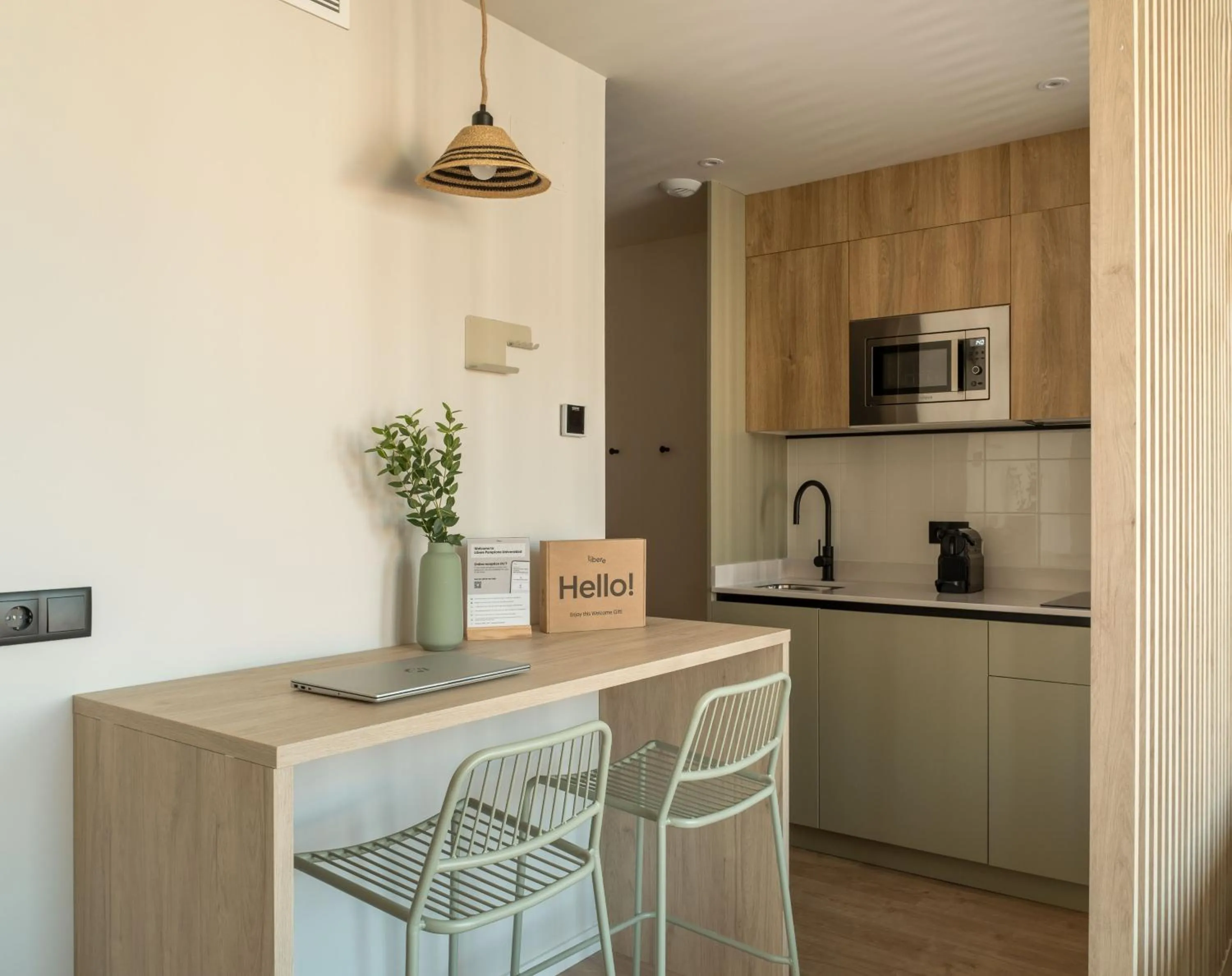 kitchen in Líbere Pamplona Universidad