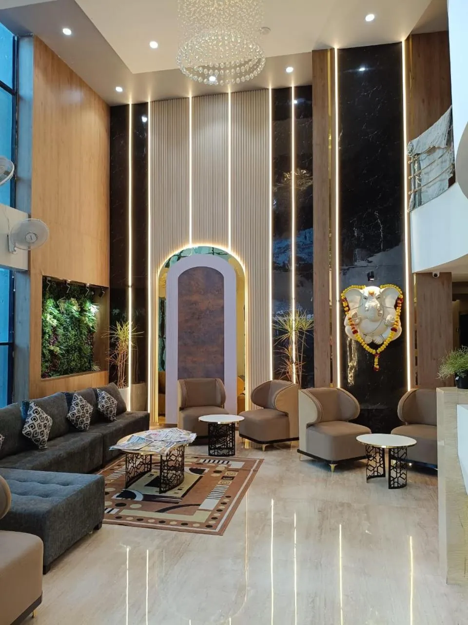 Lobby or reception in Hotel Vaishnavi