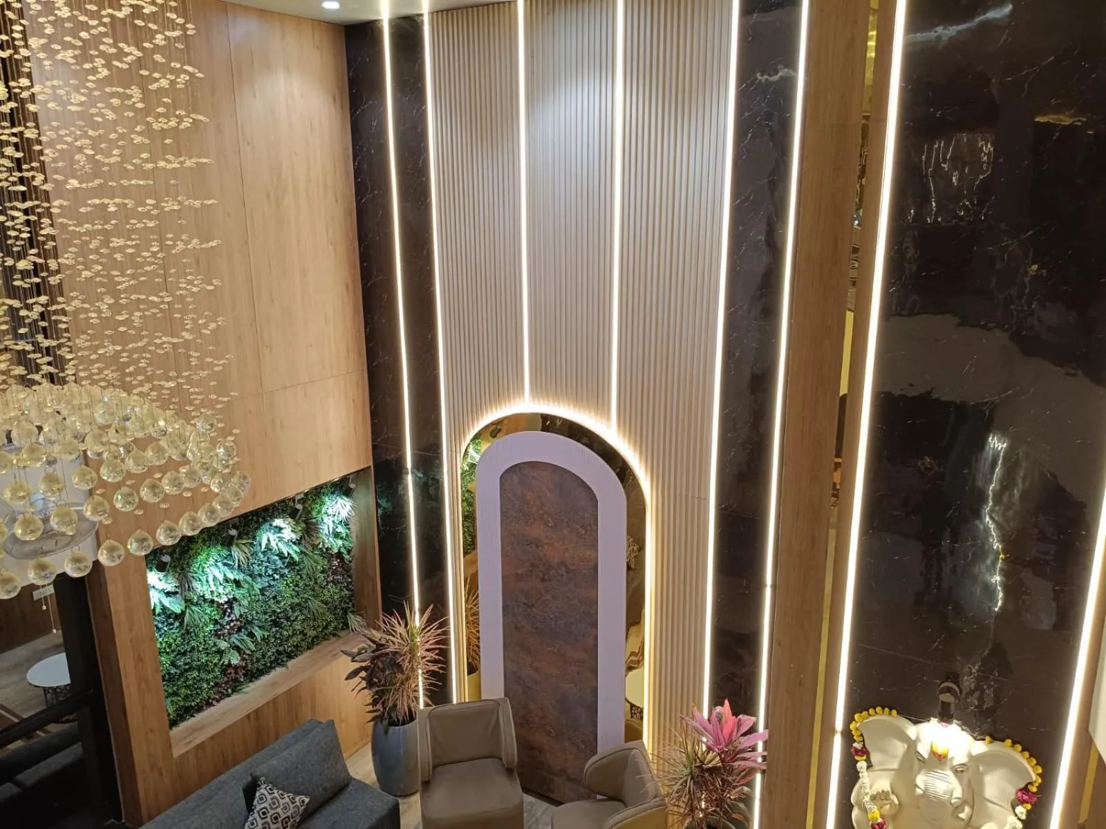 Lobby or reception in Hotel Vaishnavi