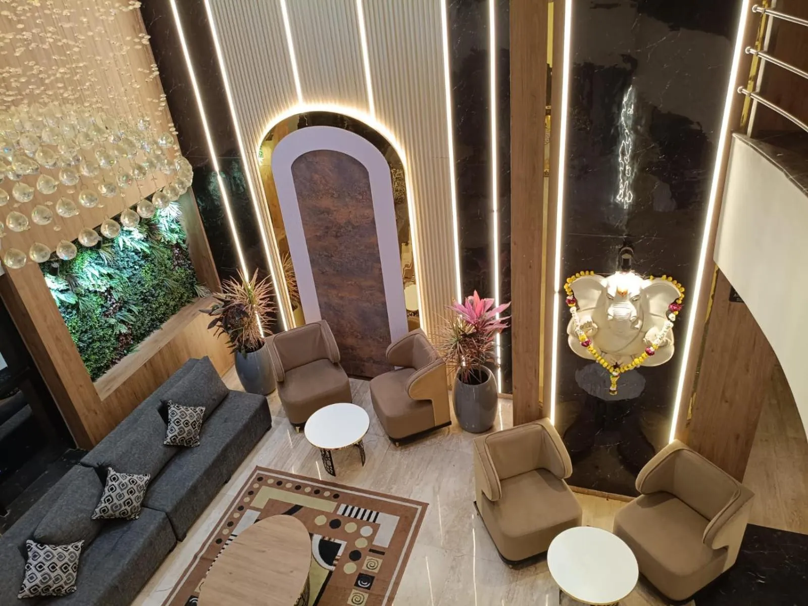 Lobby or reception in Hotel Vaishnavi