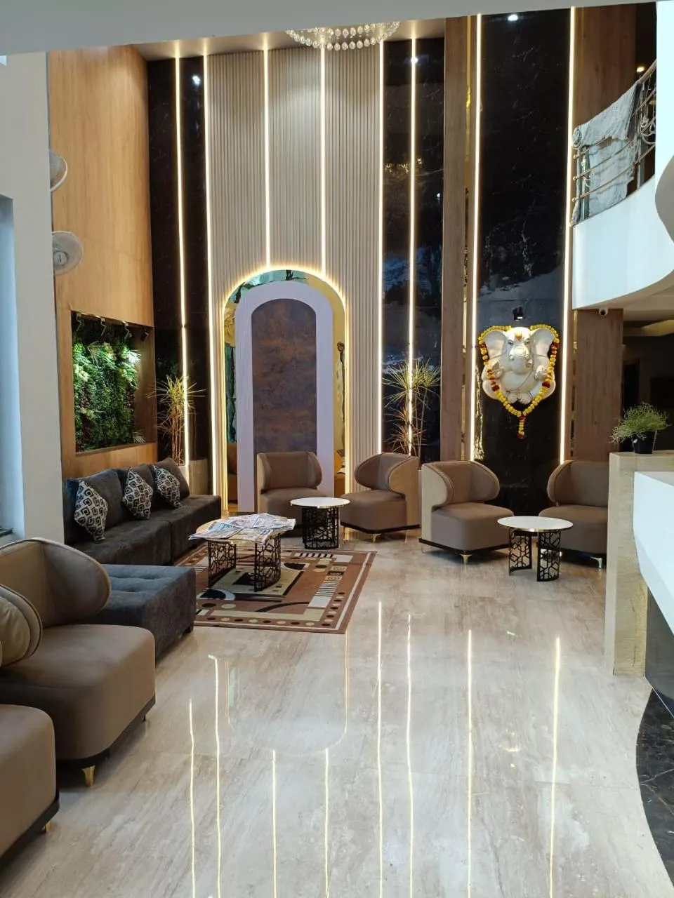 Lobby or reception in Hotel Vaishnavi