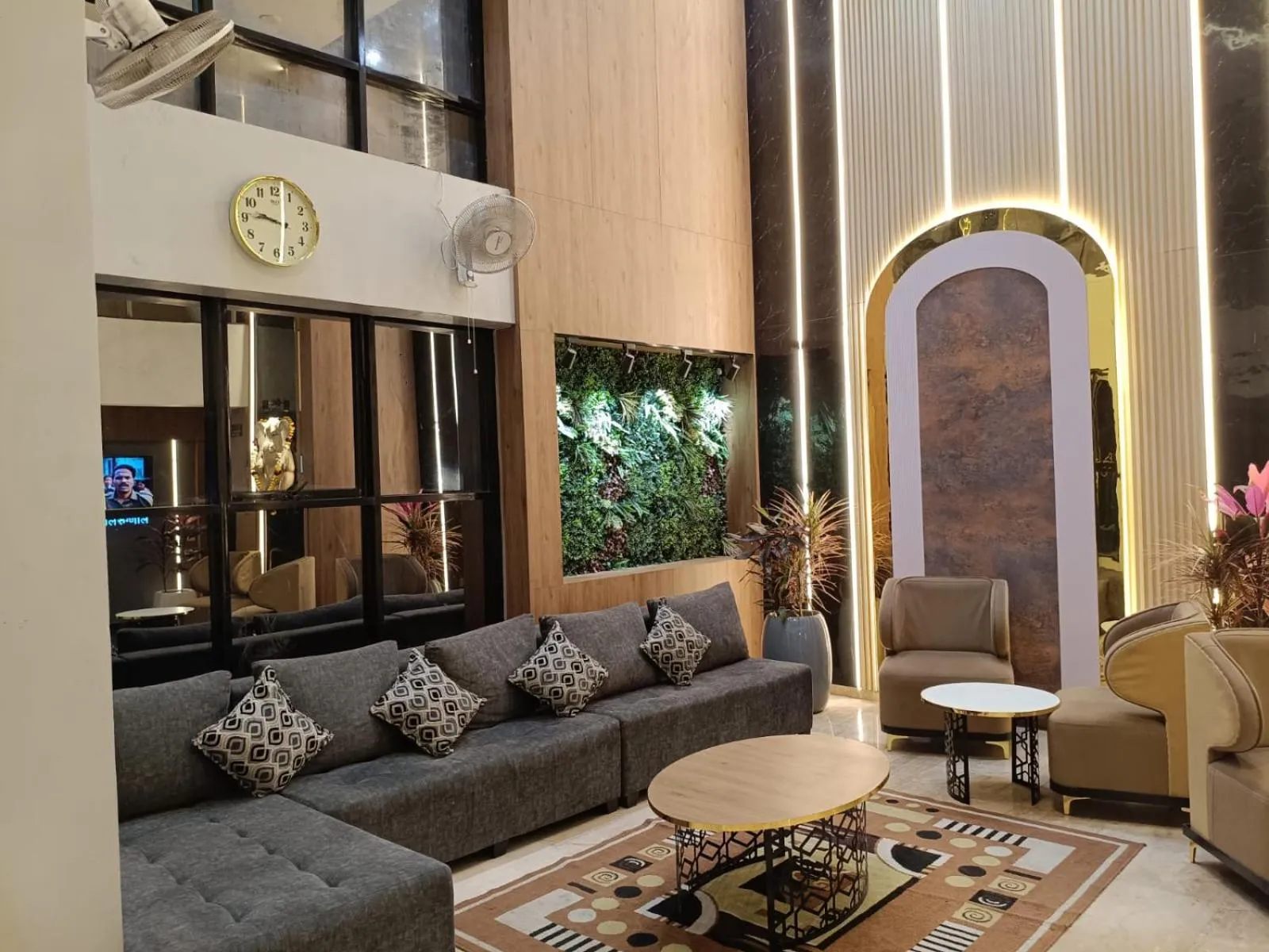 Lobby or reception in Hotel Vaishnavi