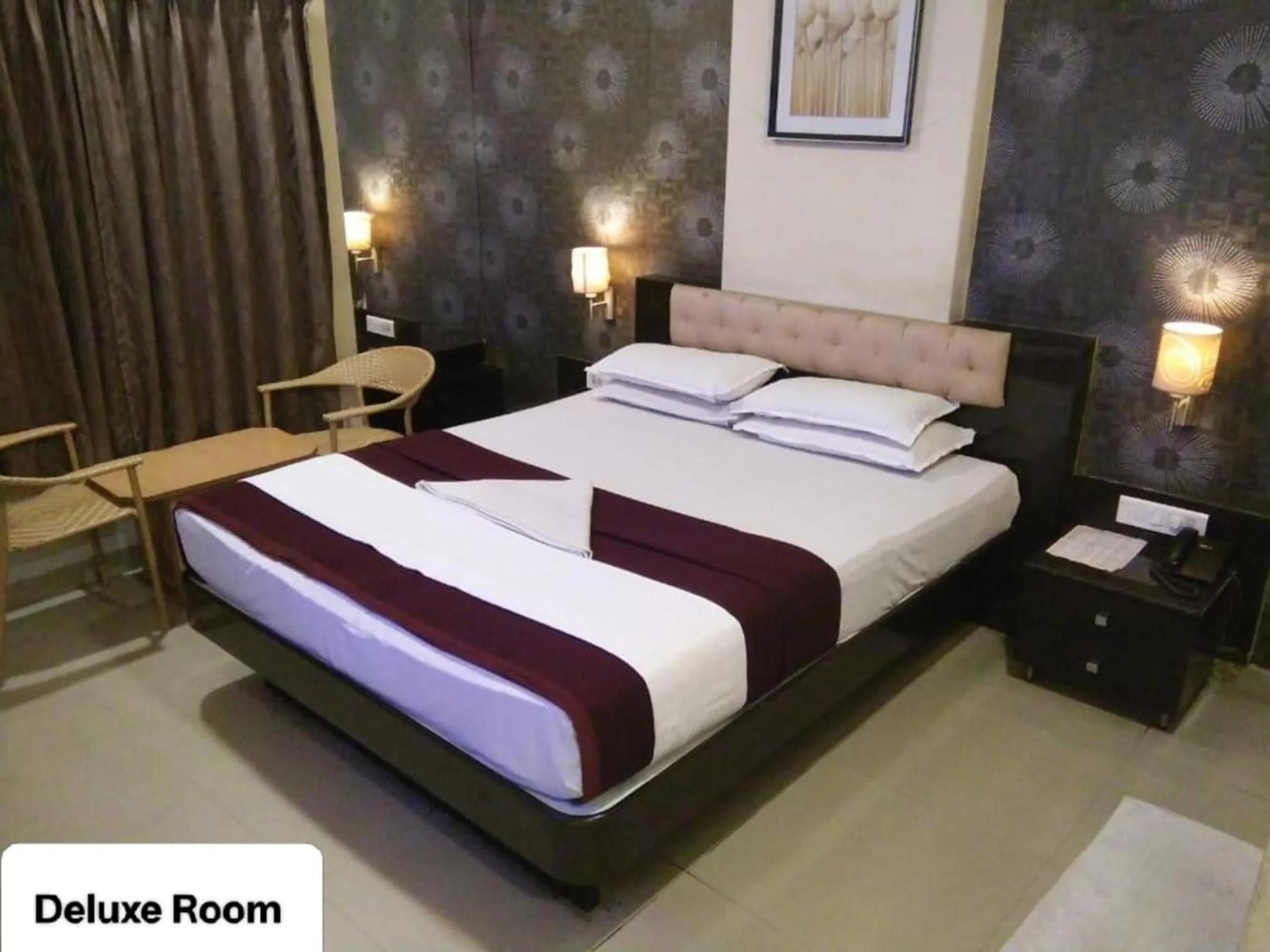Bed in Hotel Vaishnavi