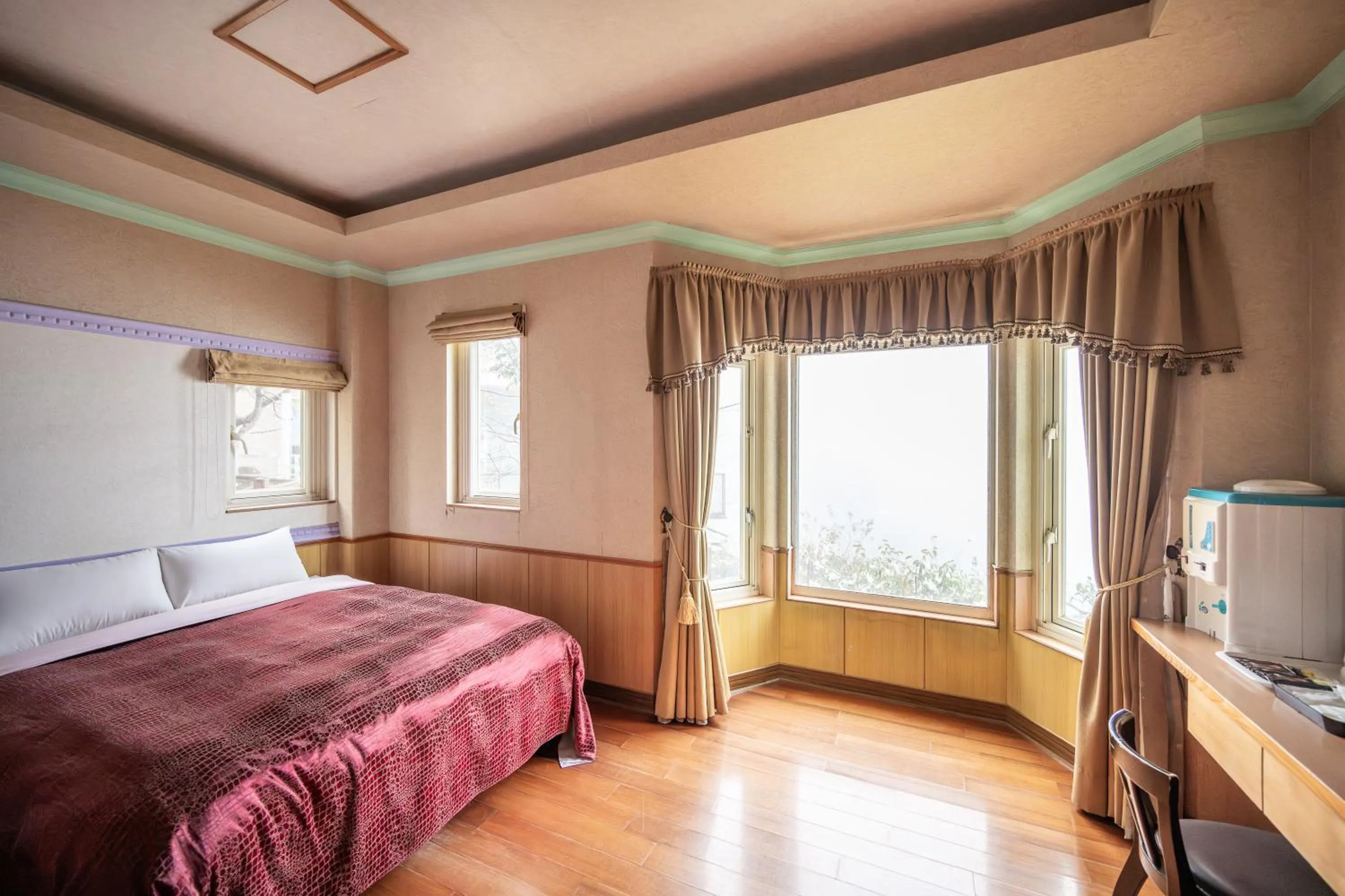 Bed in Chingjing New Paradise B&B