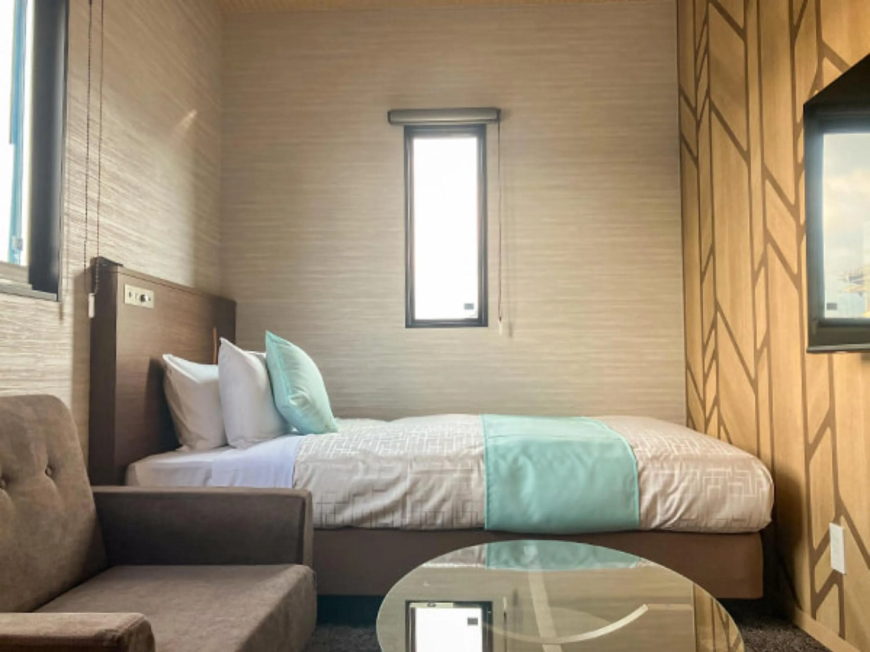 Bed in Livemax Resort Yuhigaura Kitu Onsen