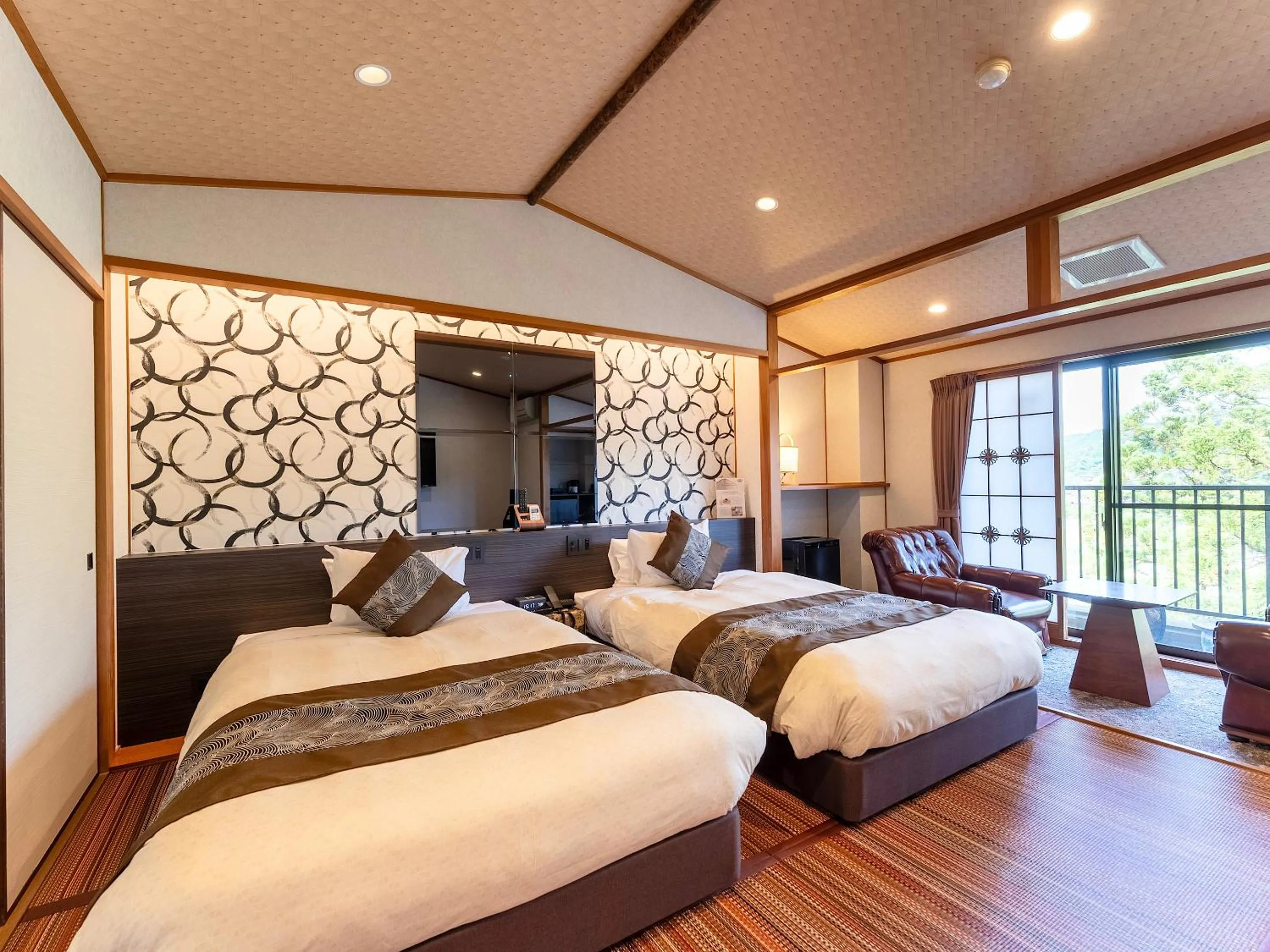 Bed in Livemax Resort Yuhigaura Kitu Onsen
