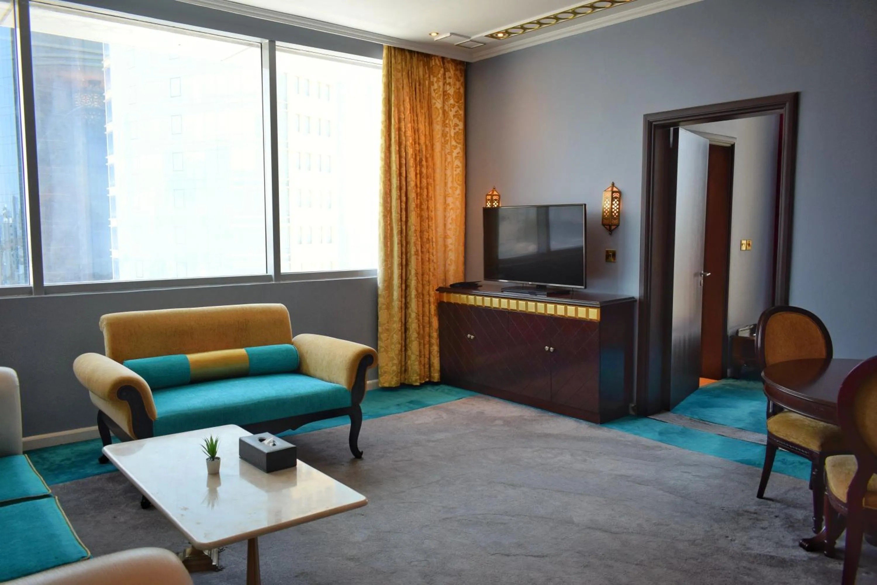 Living room in Saraya Corniche Hotel