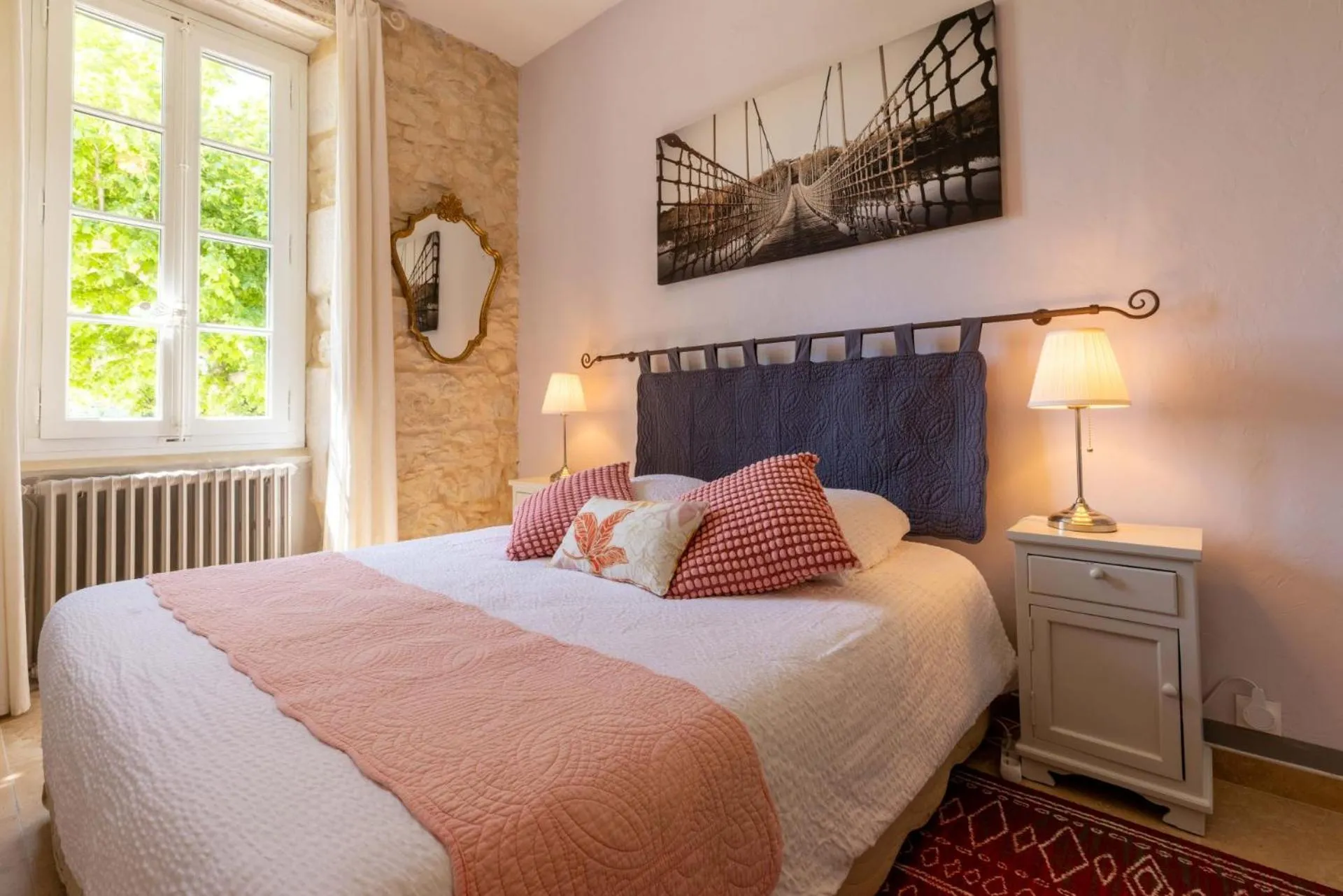 Bed in La Bastide des Amouriers