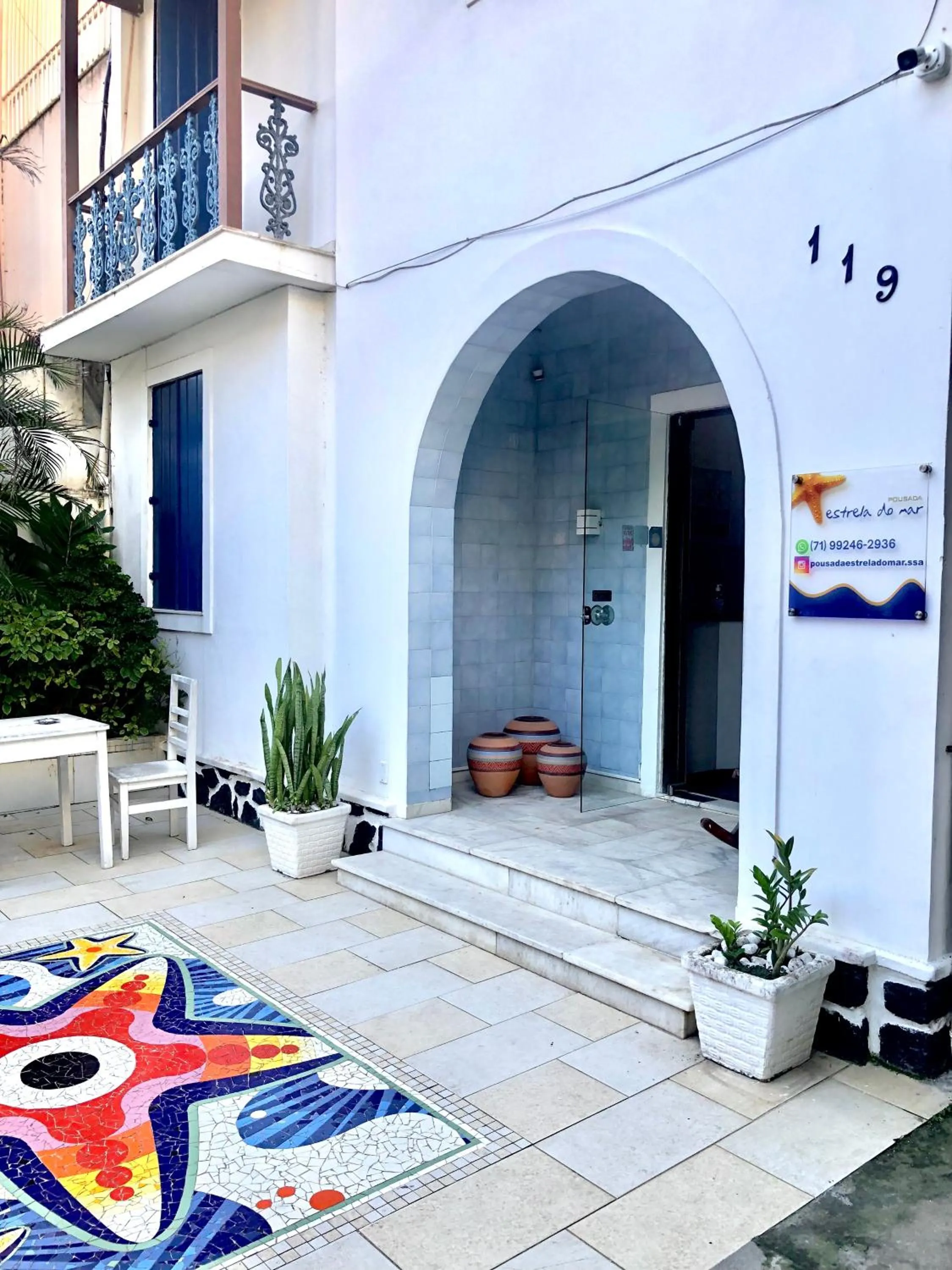 Facade/entrance in Pousada Estrela do Mar